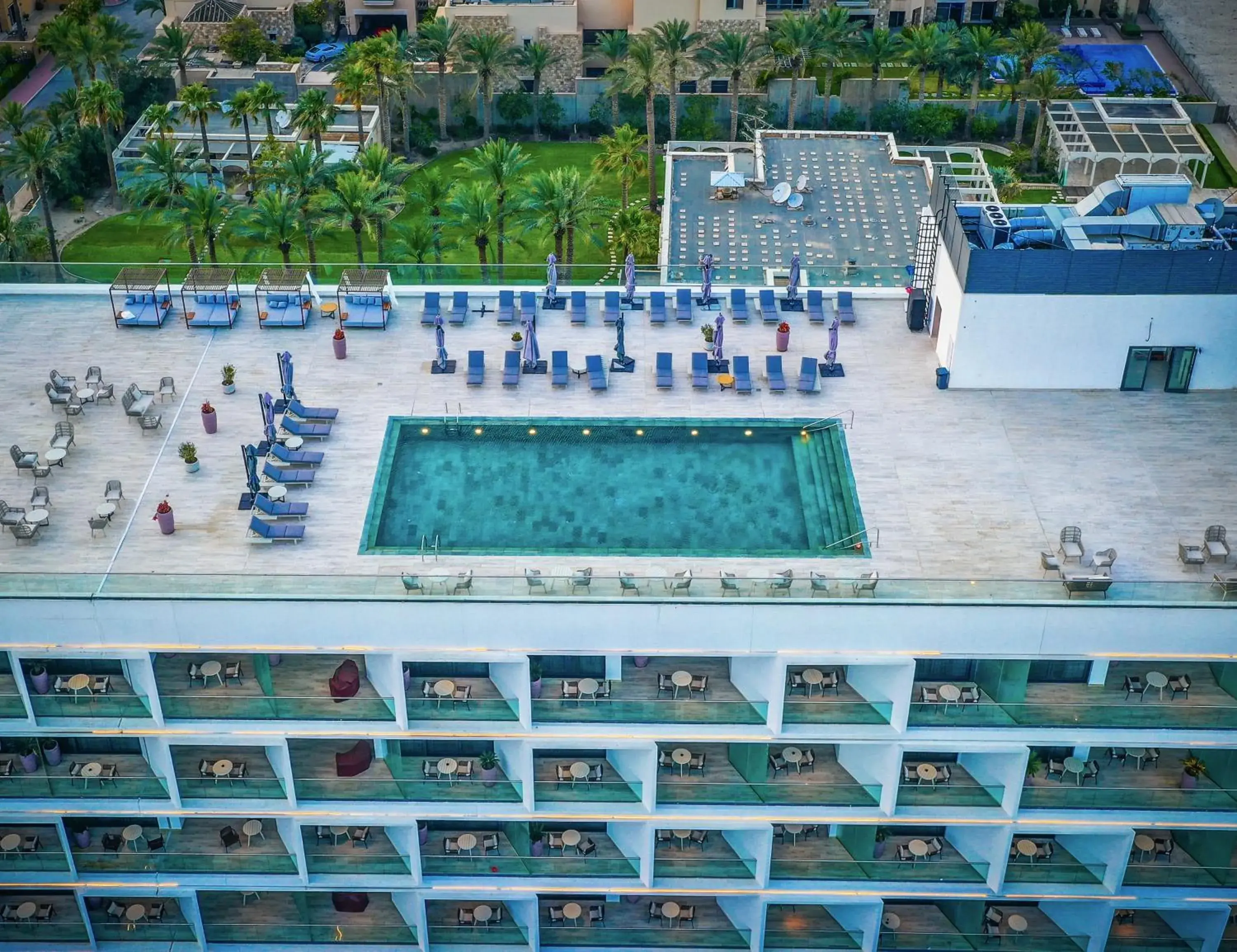 Pool view in Arabella Beach Hotel Kuwait, Vignette Collection by IHG Pool view in Arabella Beach Hotel Kuwait, Vignette Collection by IHG