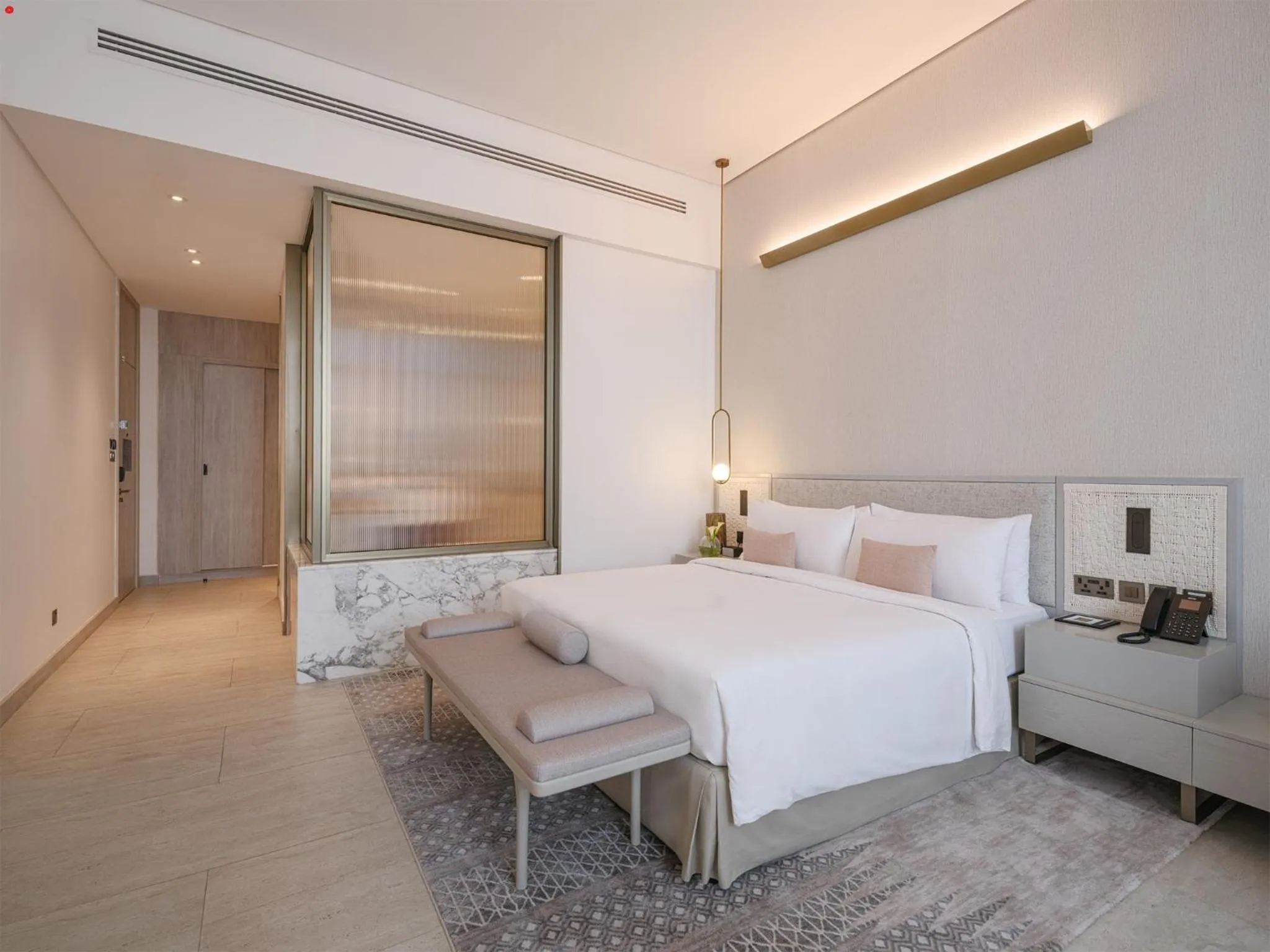 Bedroom, Bed in Arabella Beach Hotel Kuwait, Vignette Collection by IHG