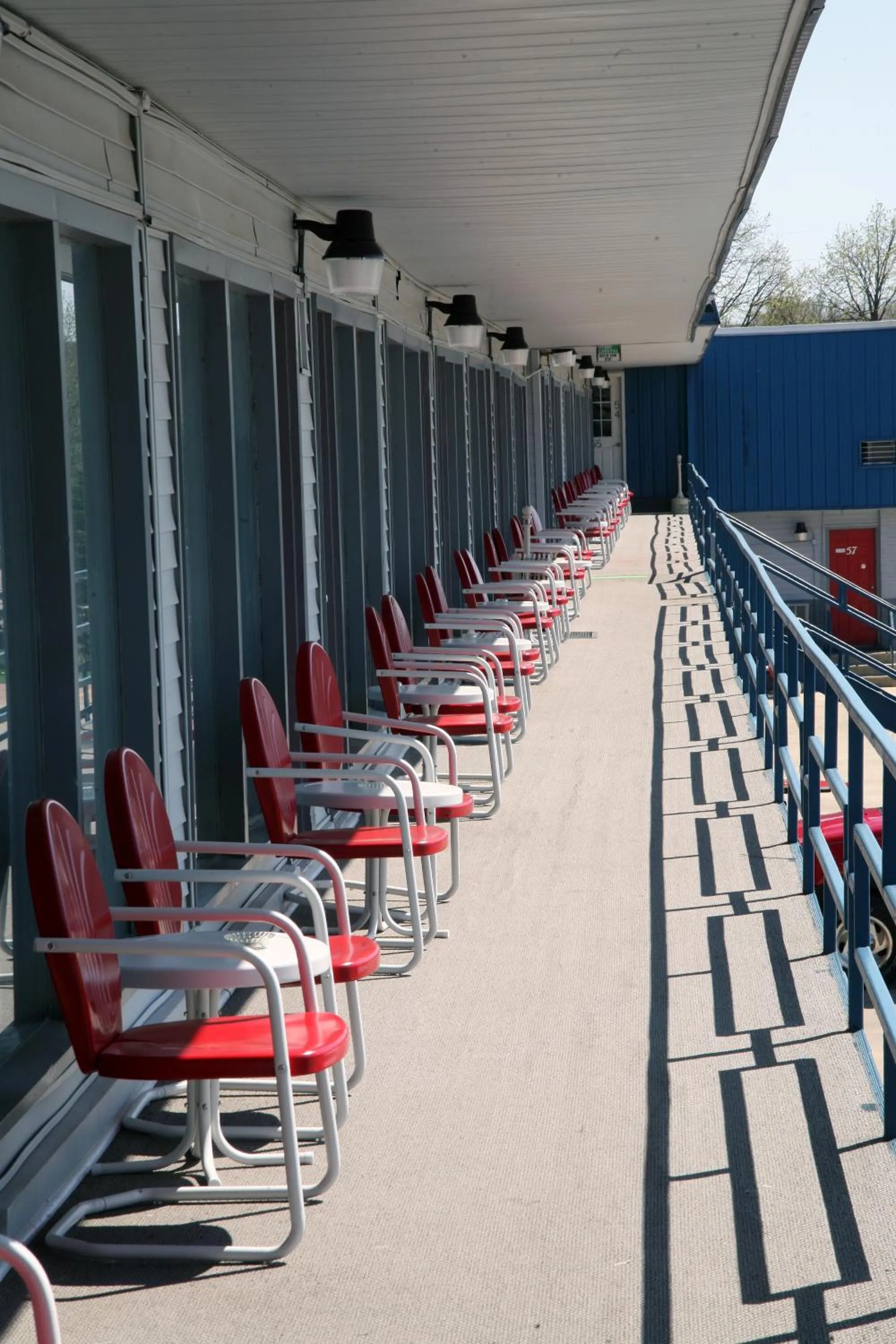 Patio in South T Motel