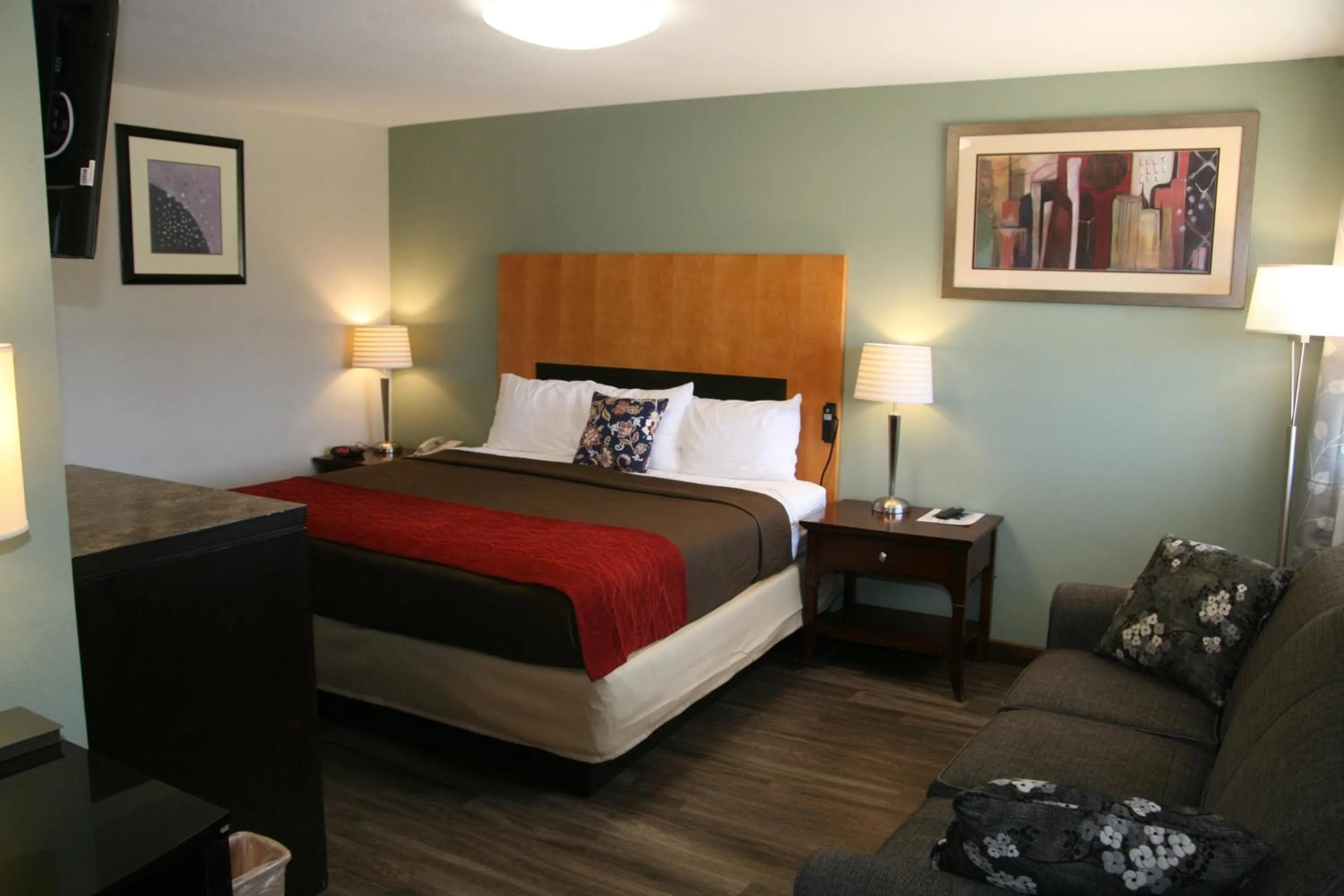 Photo of the whole room in South T Motel