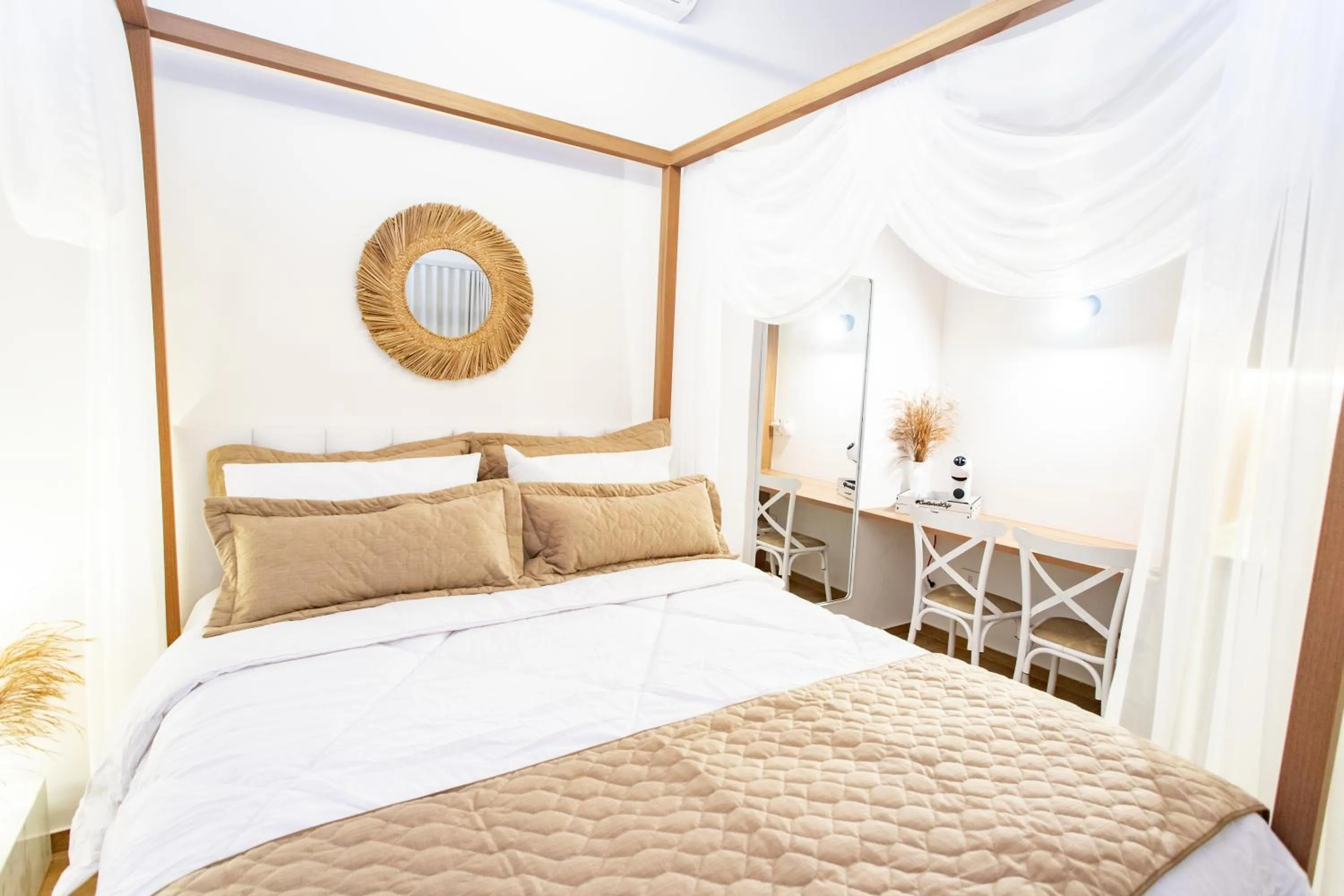 Bed in Chalés Quinta da Boa Vista