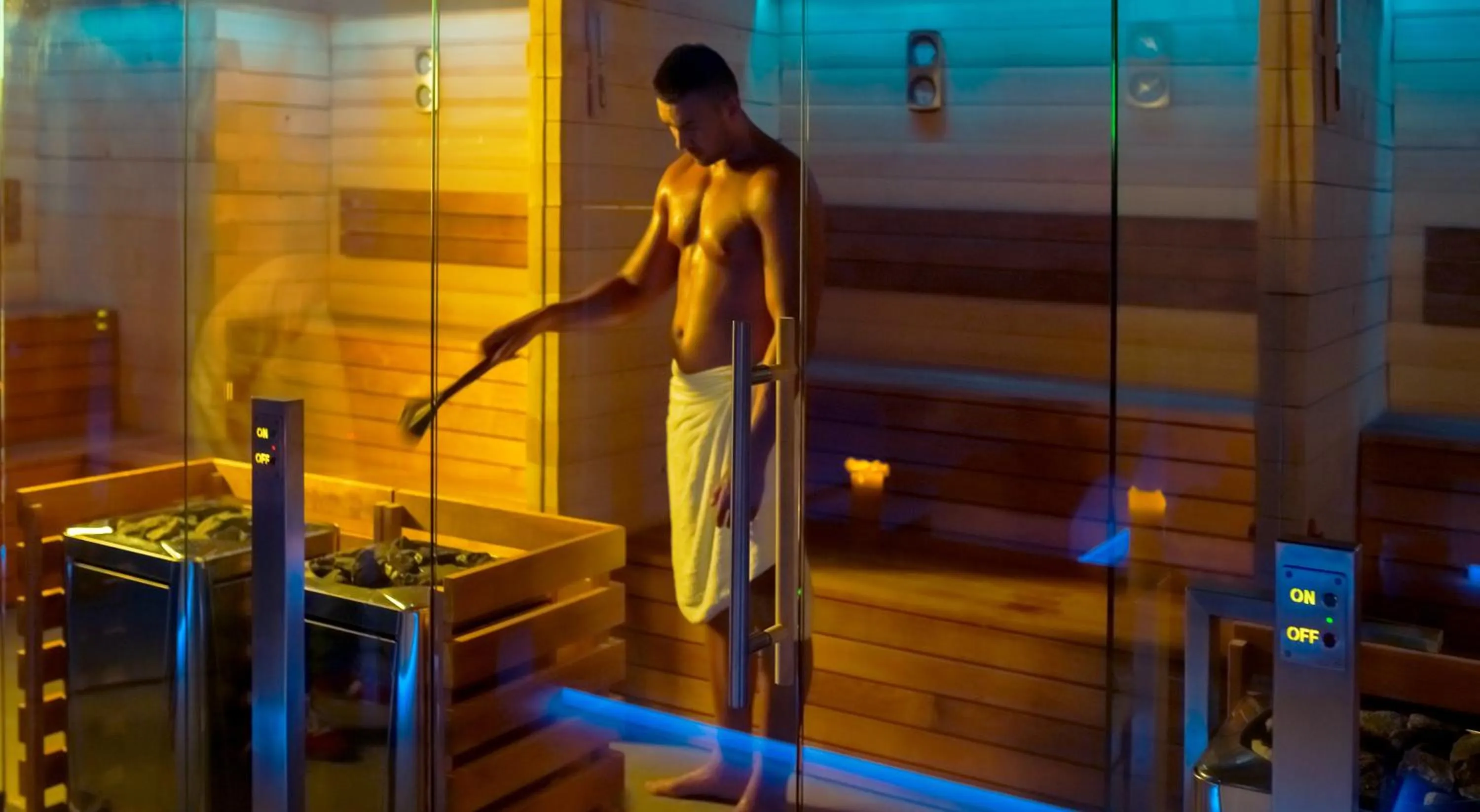 Steam room in Lemon Resort Spa