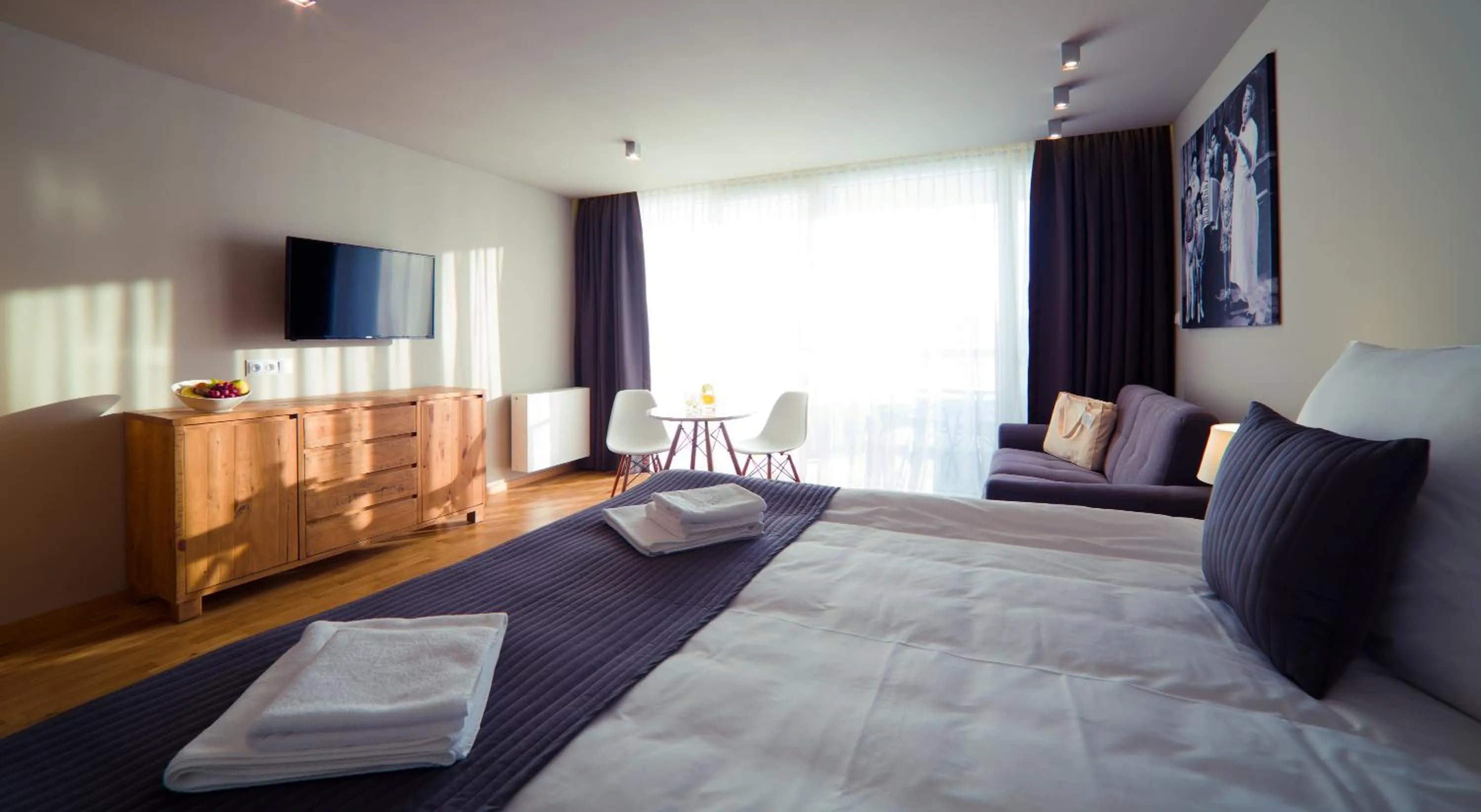 Bed in Lemon Resort Spa