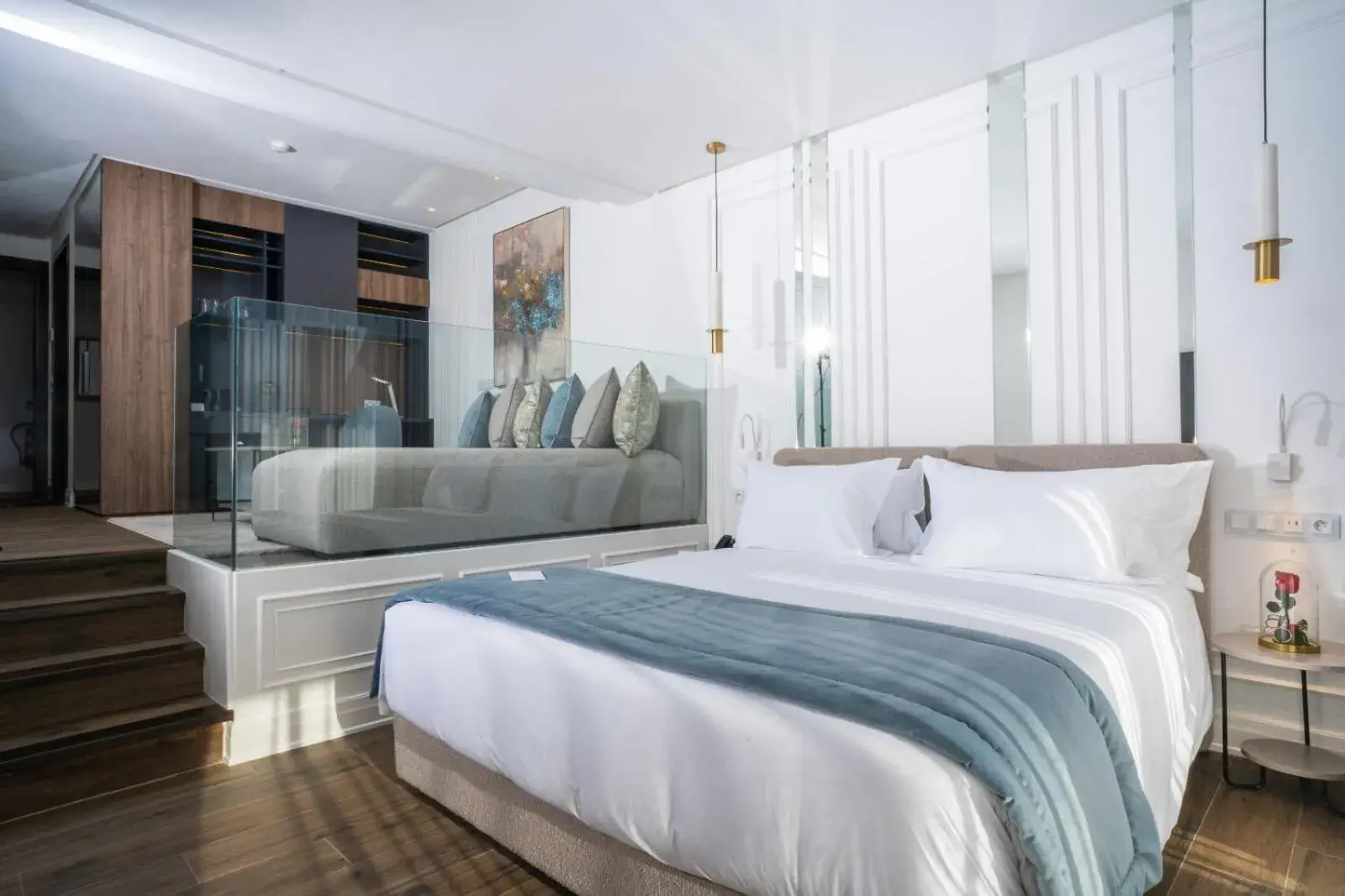 Bed in Petit Palace Suites Hotel Bed in Petit Palace Suites Hotel