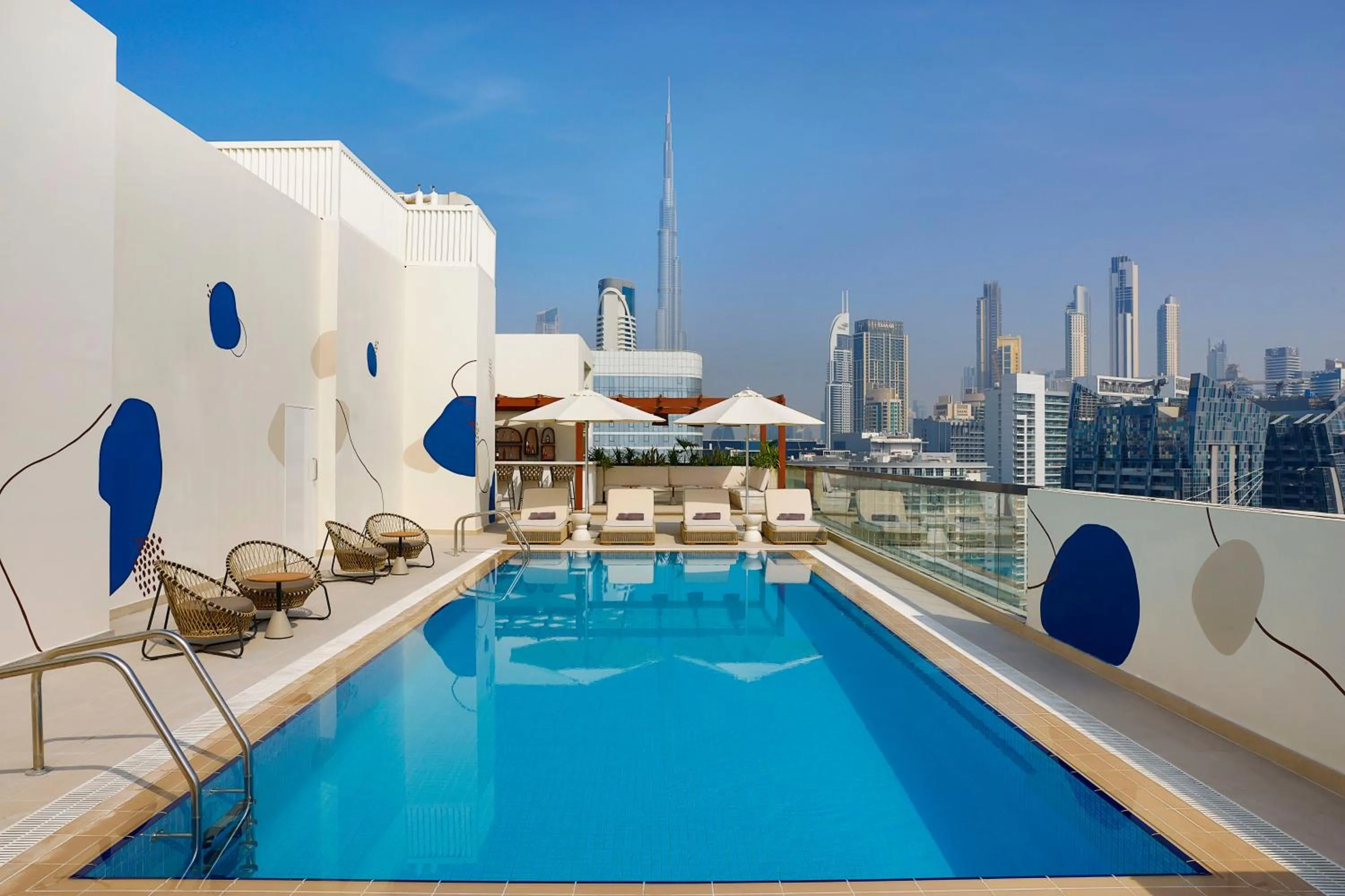 Swimming pool in The First Collection Dubai Waterfront