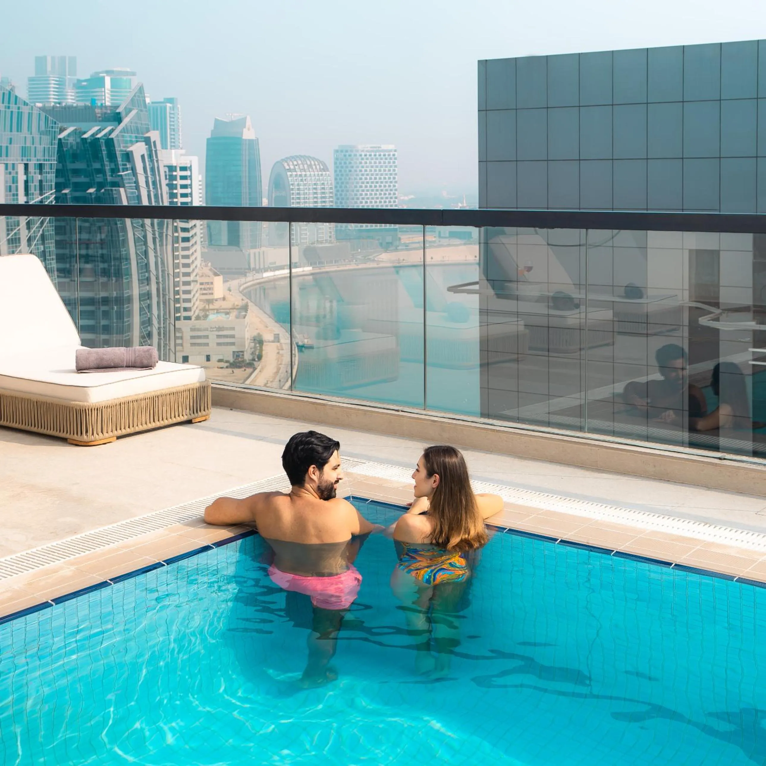 Swimming pool in The First Collection Dubai Waterfront