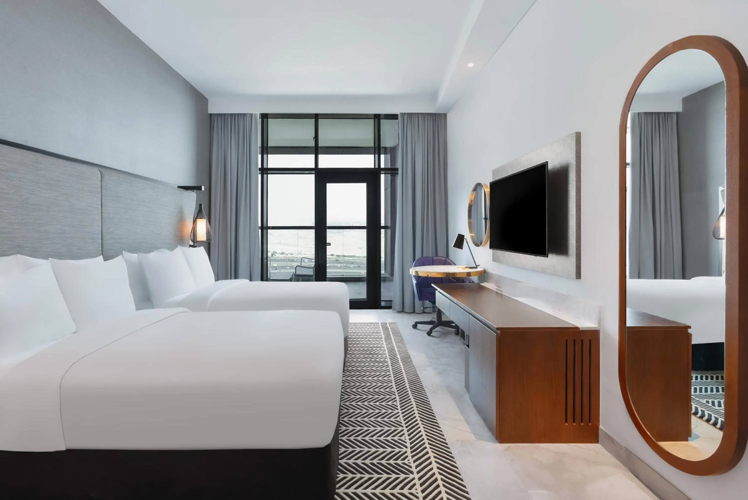 Bedroom, Bed in The First Collection Dubai Waterfront