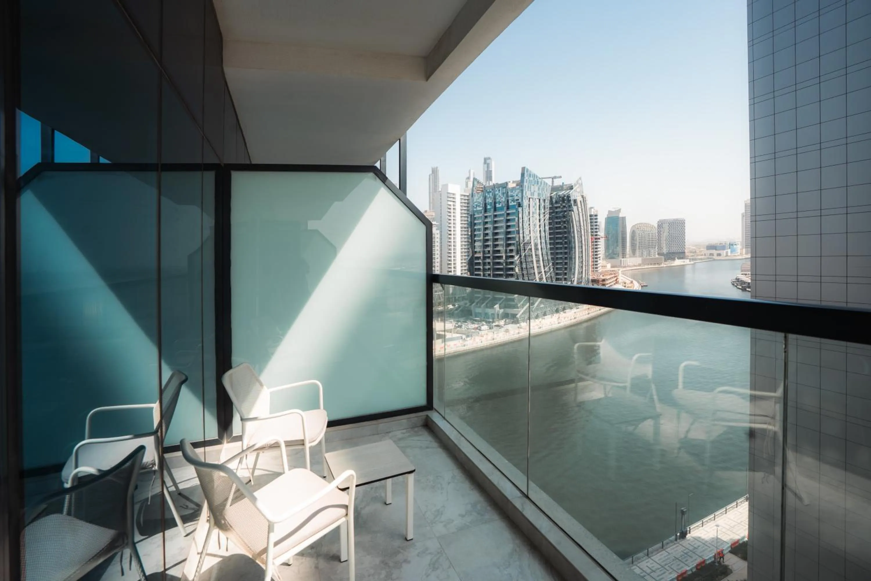 Balcony/Terrace in The First Collection Dubai Waterfront