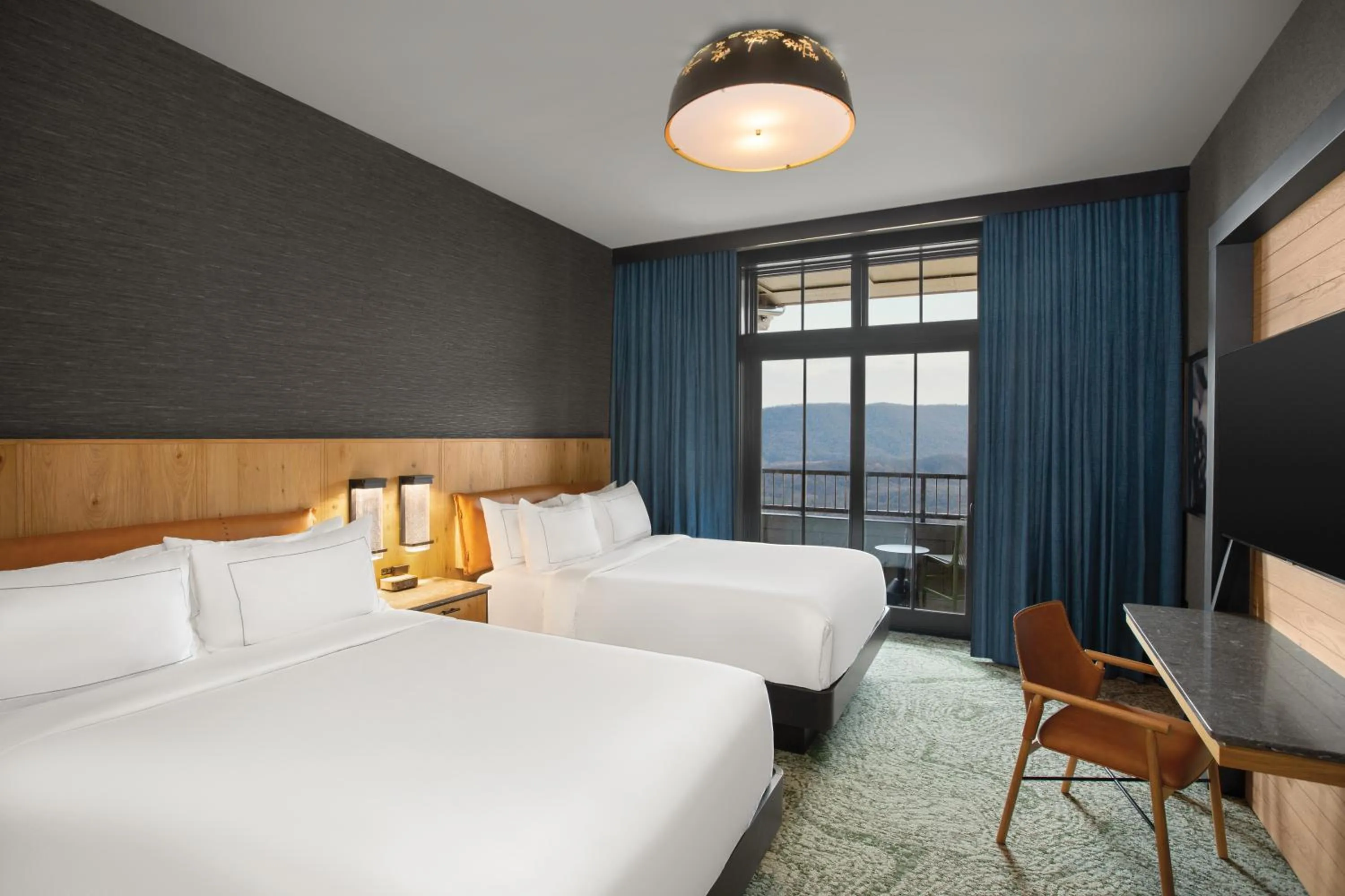 Bedroom, Bed in Cloudland at McLemore Resort Lookout Mountain, Curio by Hilton