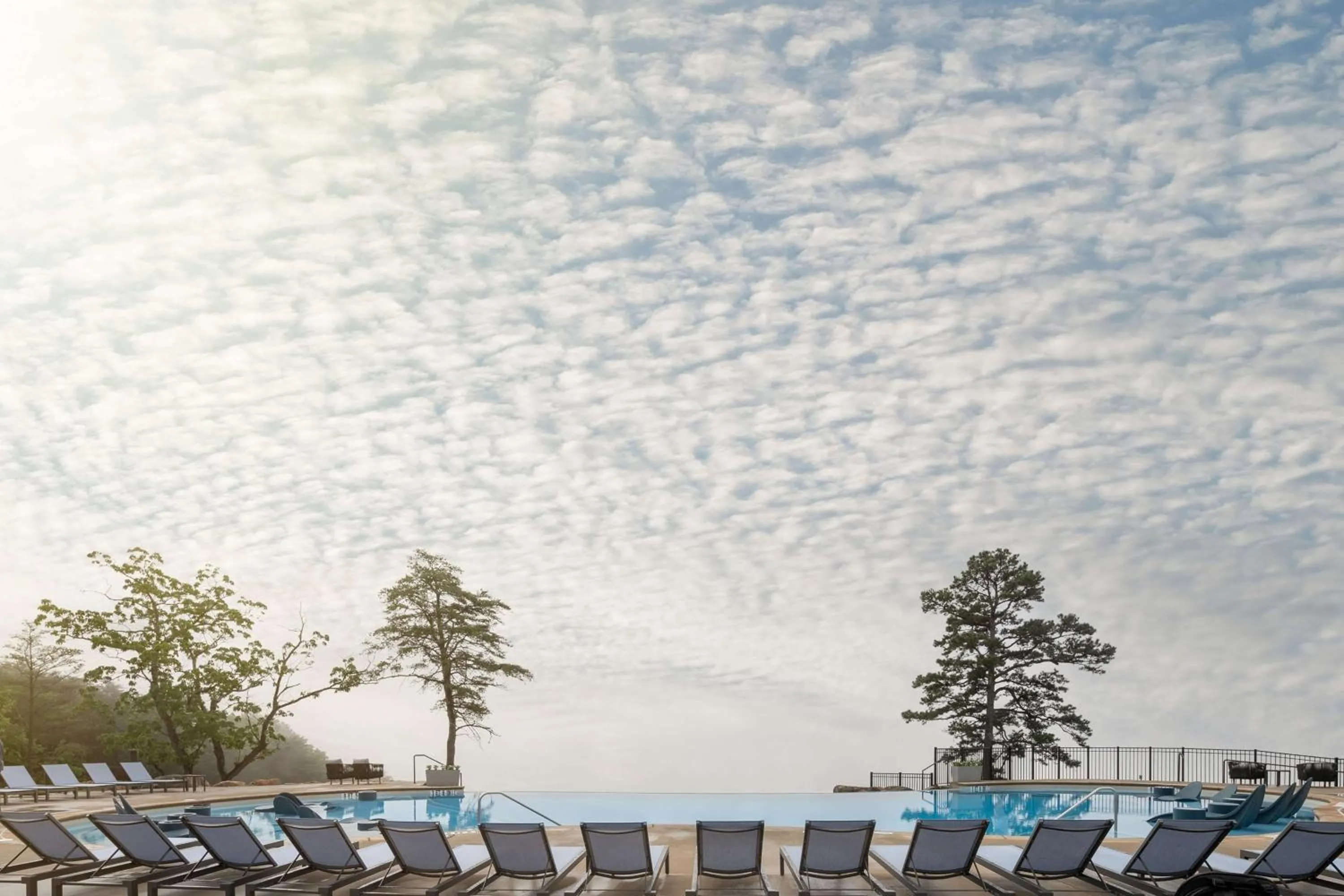 Pool view in Cloudland at McLemore Resort Lookout Mountain, Curio by Hilton