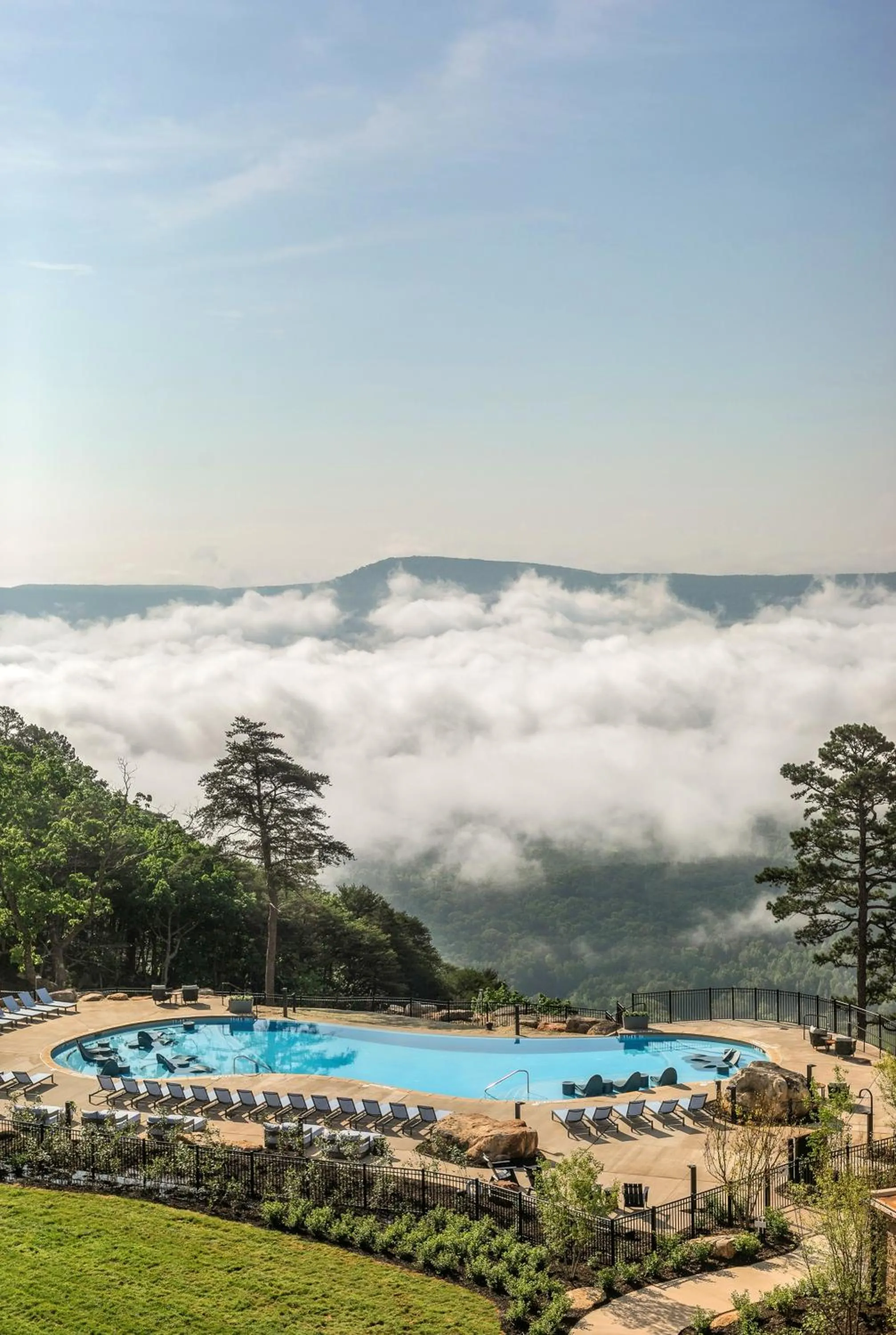 Swimming pool in Cloudland at McLemore Resort Lookout Mountain, Curio by Hilton