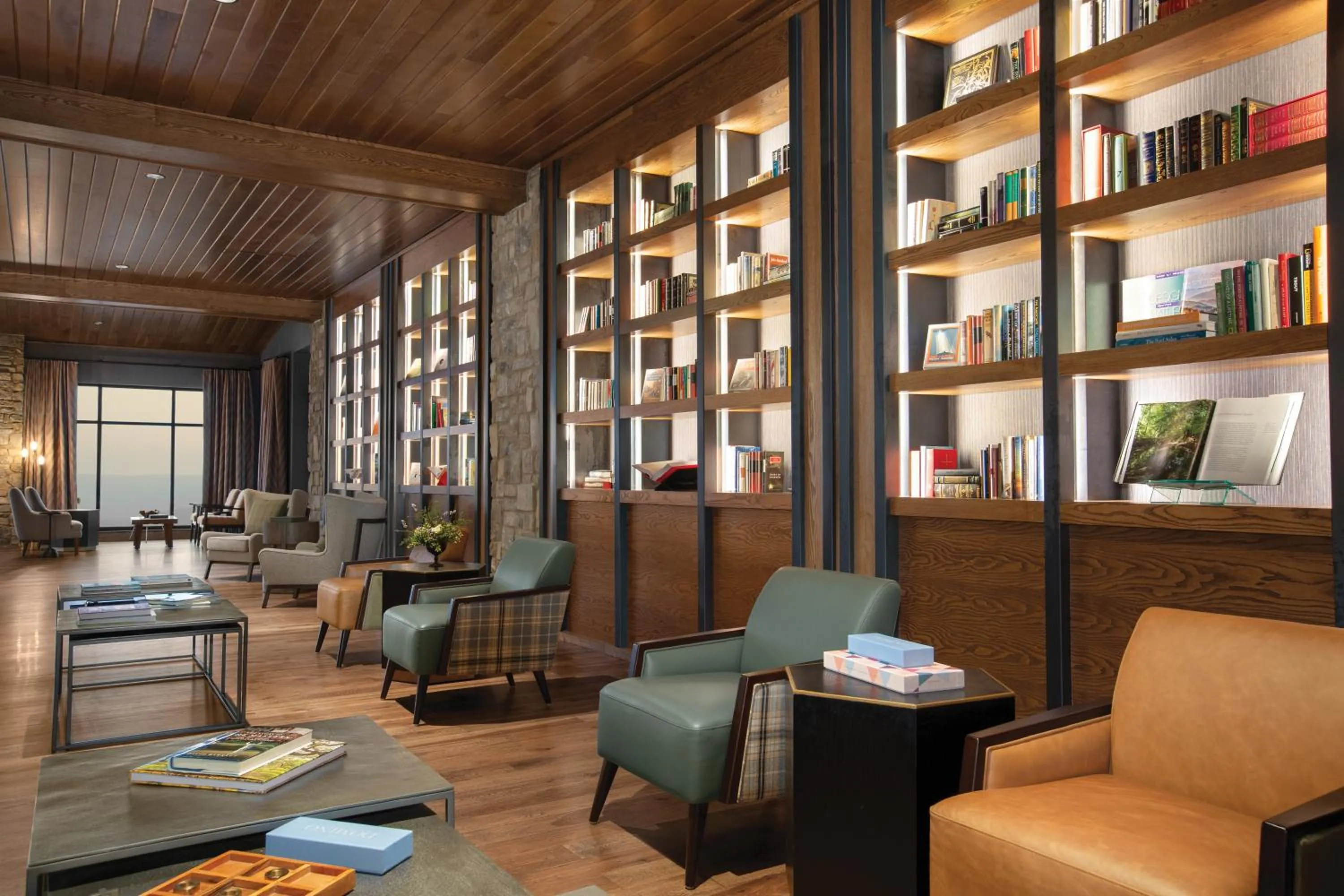 Library in Cloudland at McLemore Resort Lookout Mountain, Curio by Hilton