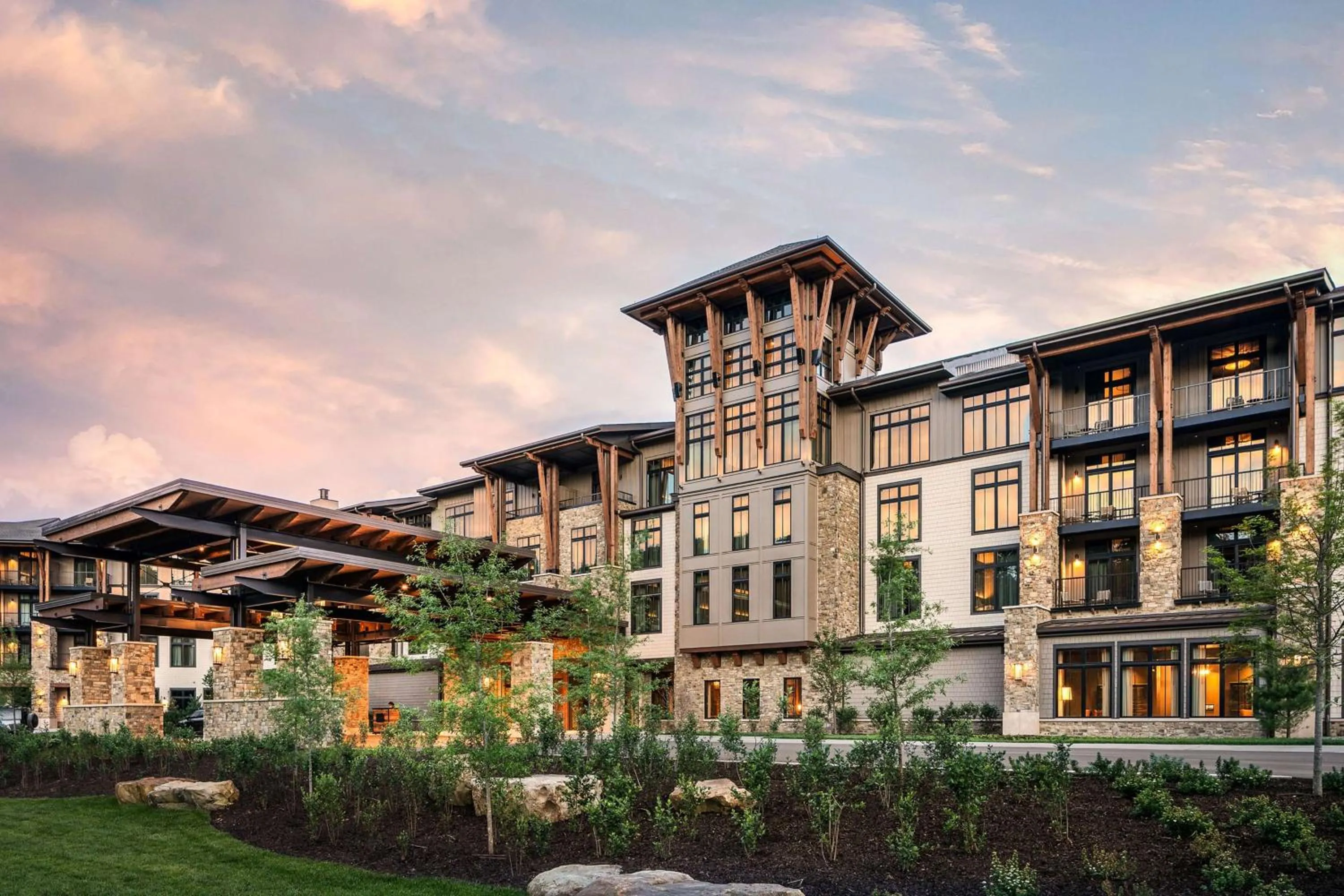 Property building in Cloudland at McLemore Resort Lookout Mountain, Curio by Hilton