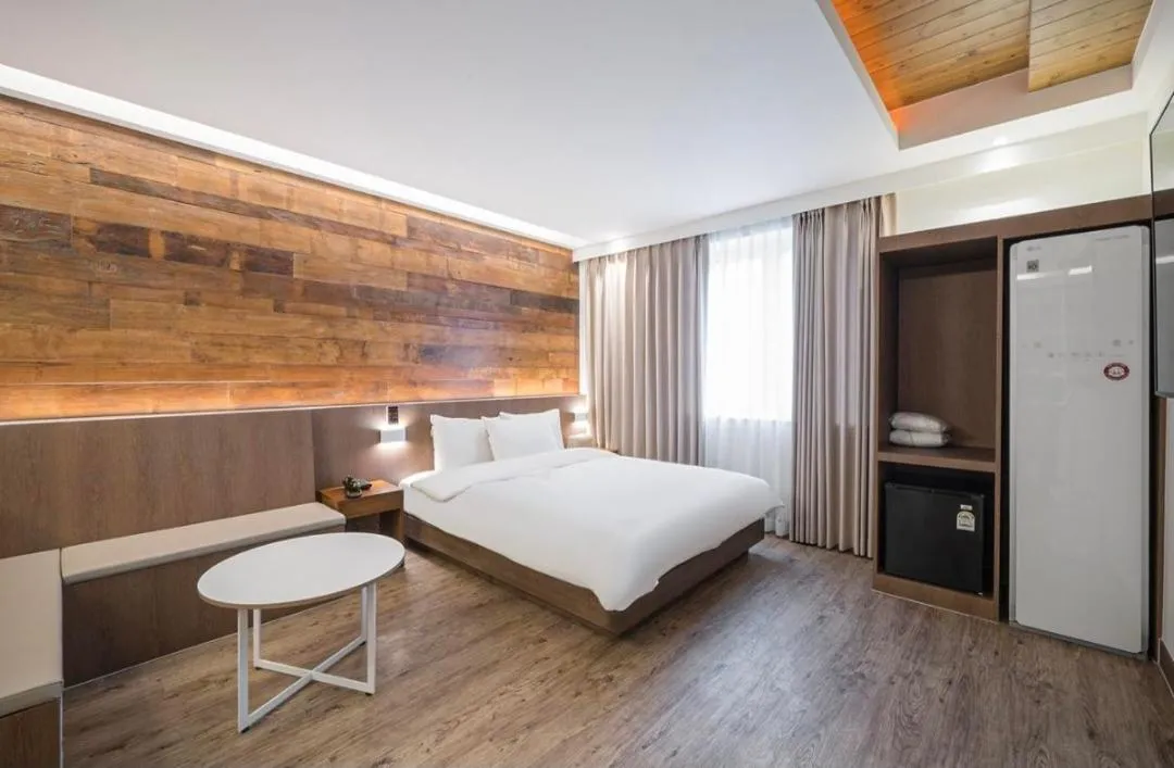 Bed in BrownDot Hotel Bong-Duk