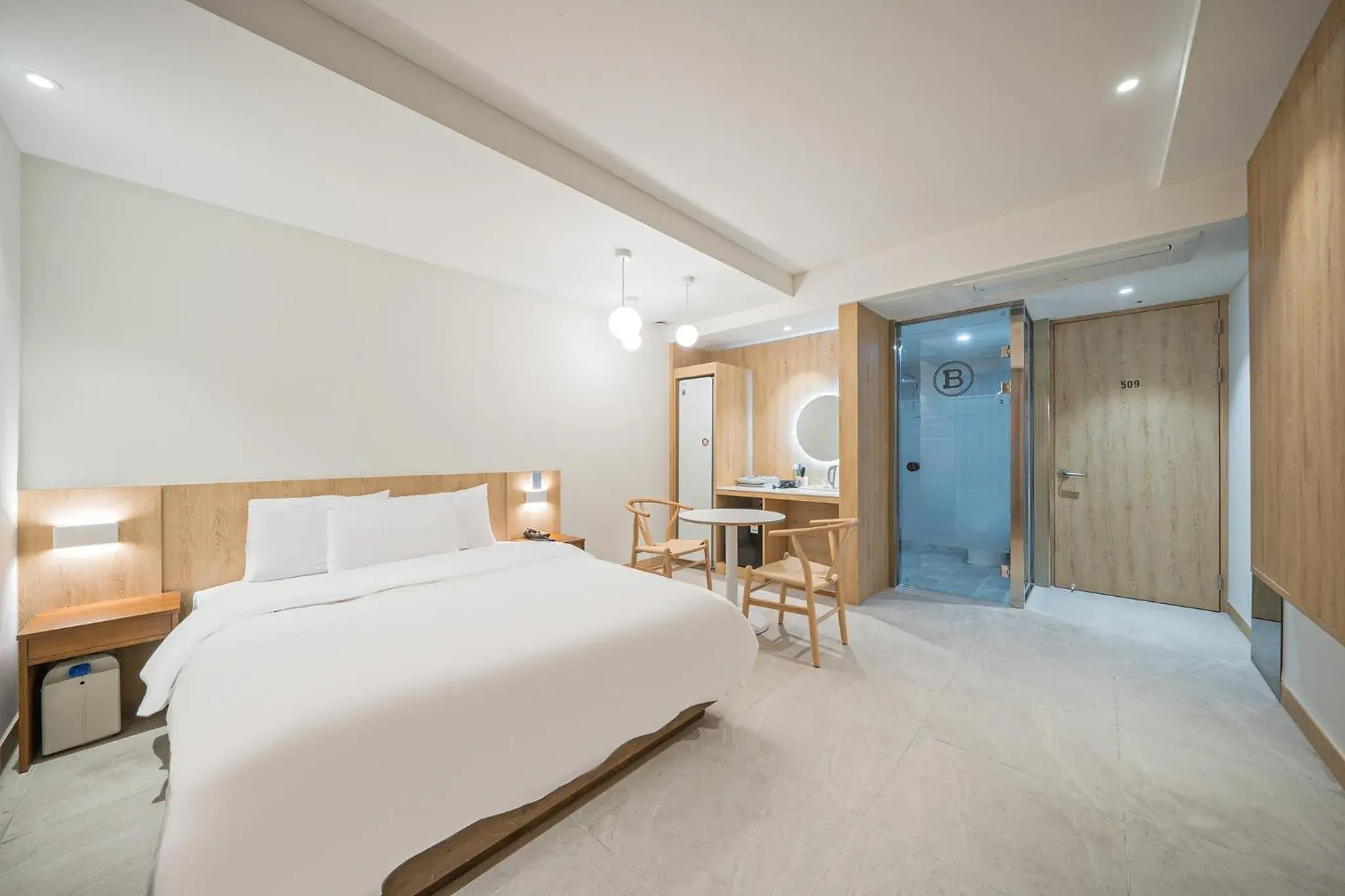 Bed in BrownDot Hotel Bong-Duk Bed in BrownDot Hotel Bong-Duk