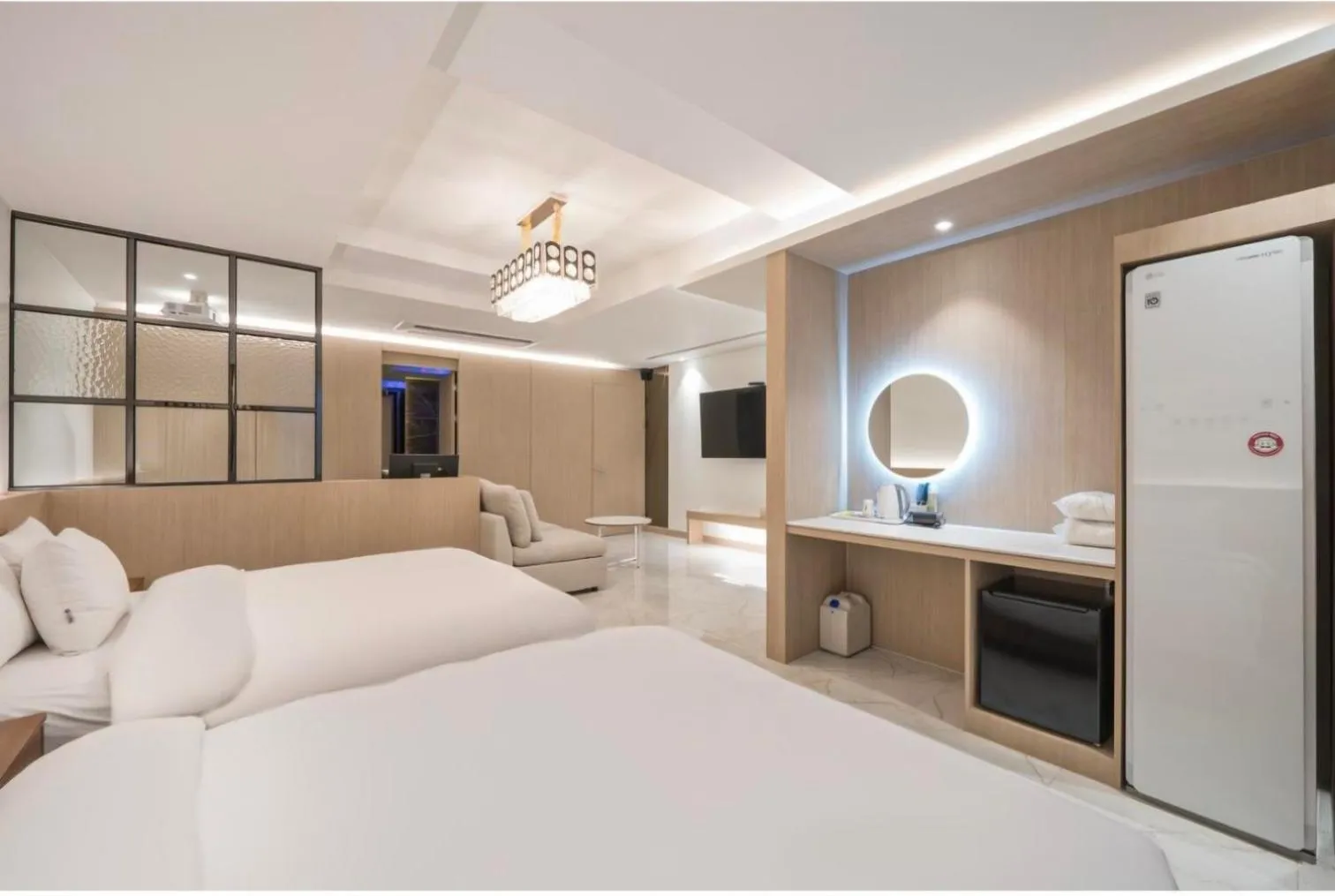 Bed in BrownDot Hotel Bong-Duk