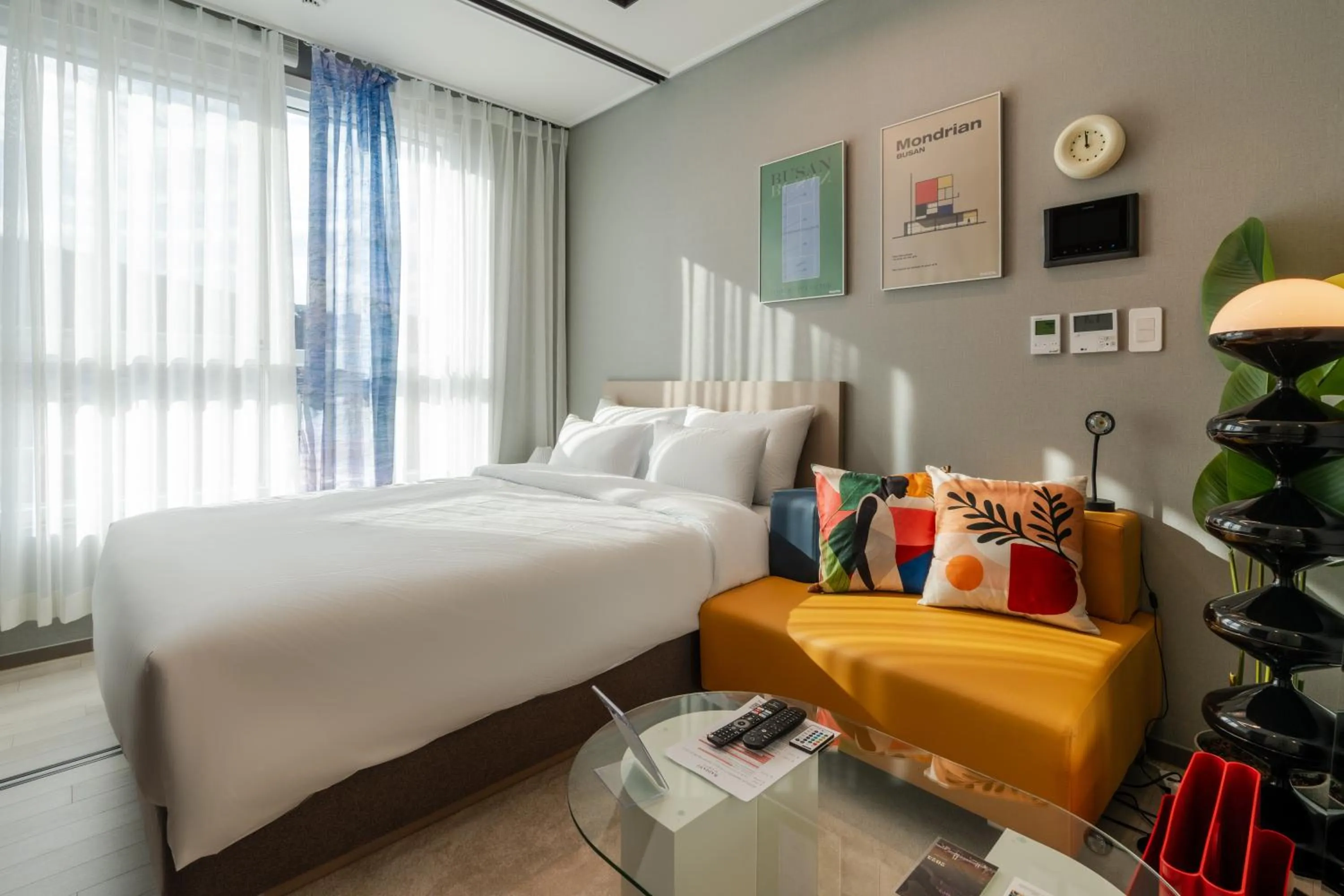 Bed in Radiant Nampo Hotel