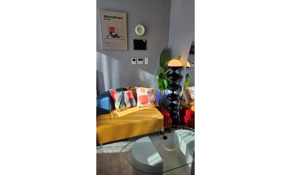 Photo of the whole room, Bed in Radiant Nampo Hotel