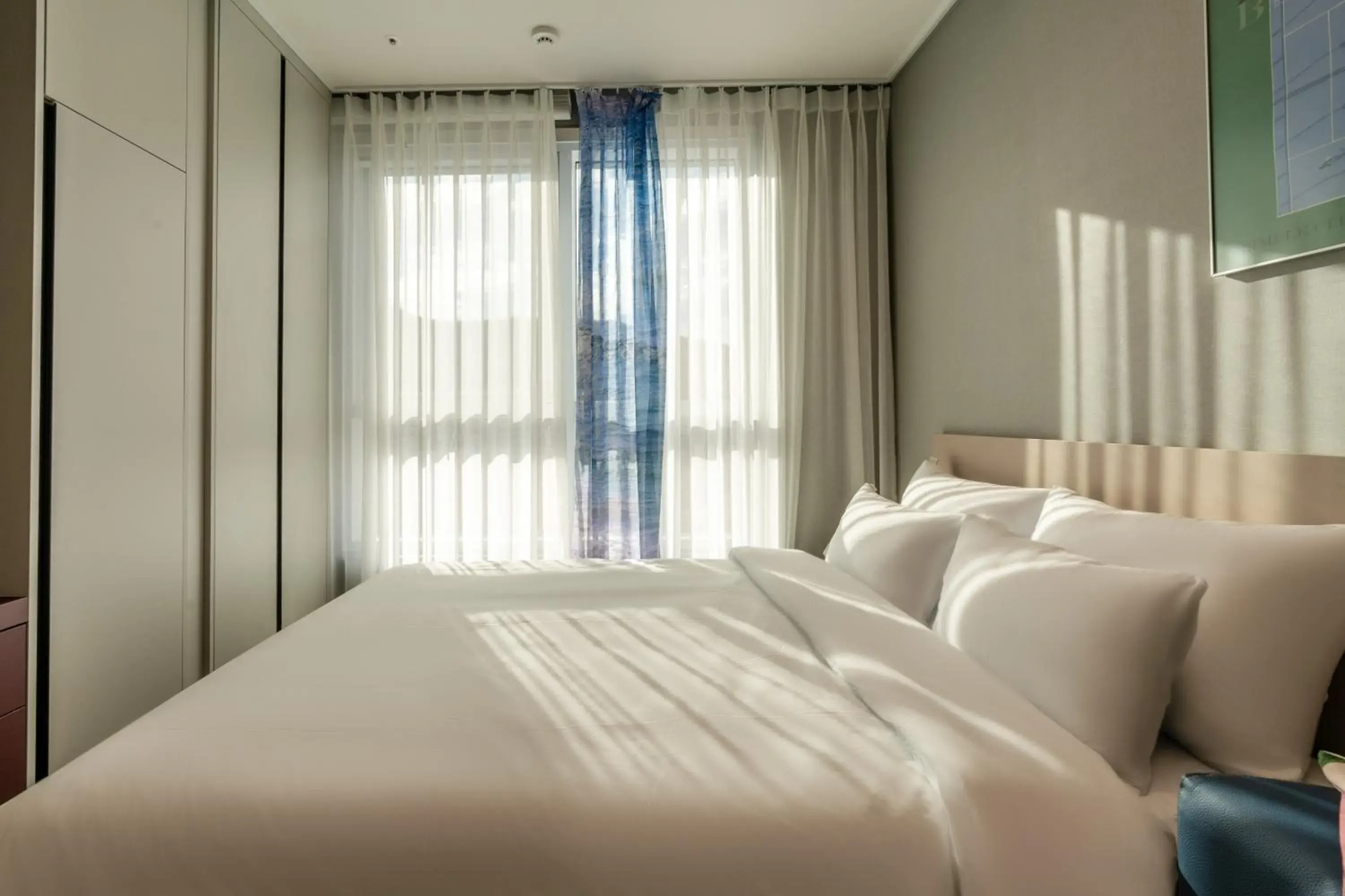 Bed in Radiant Nampo Hotel Bed in Radiant Nampo Hotel