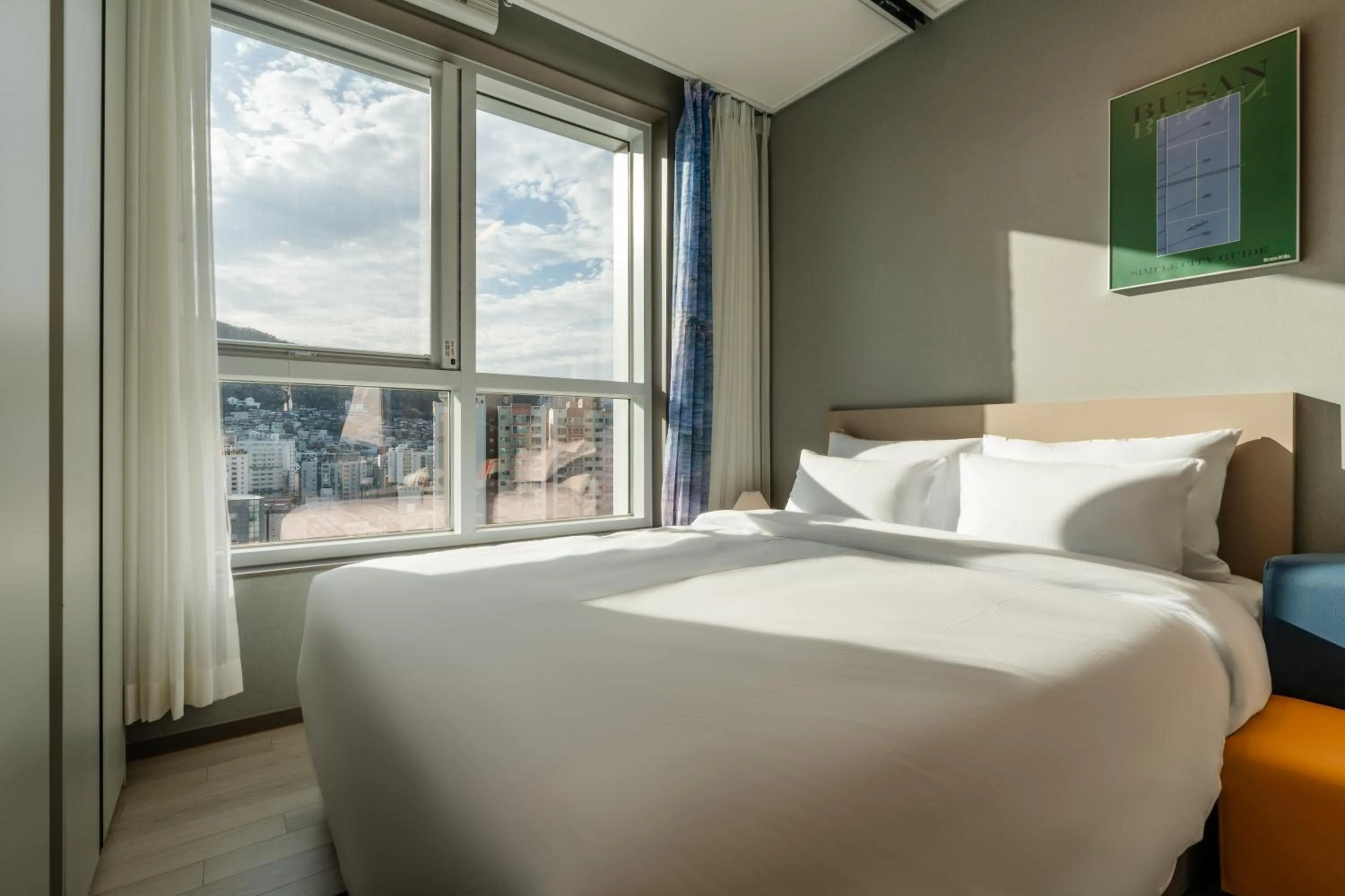 Bed in Radiant Nampo Hotel