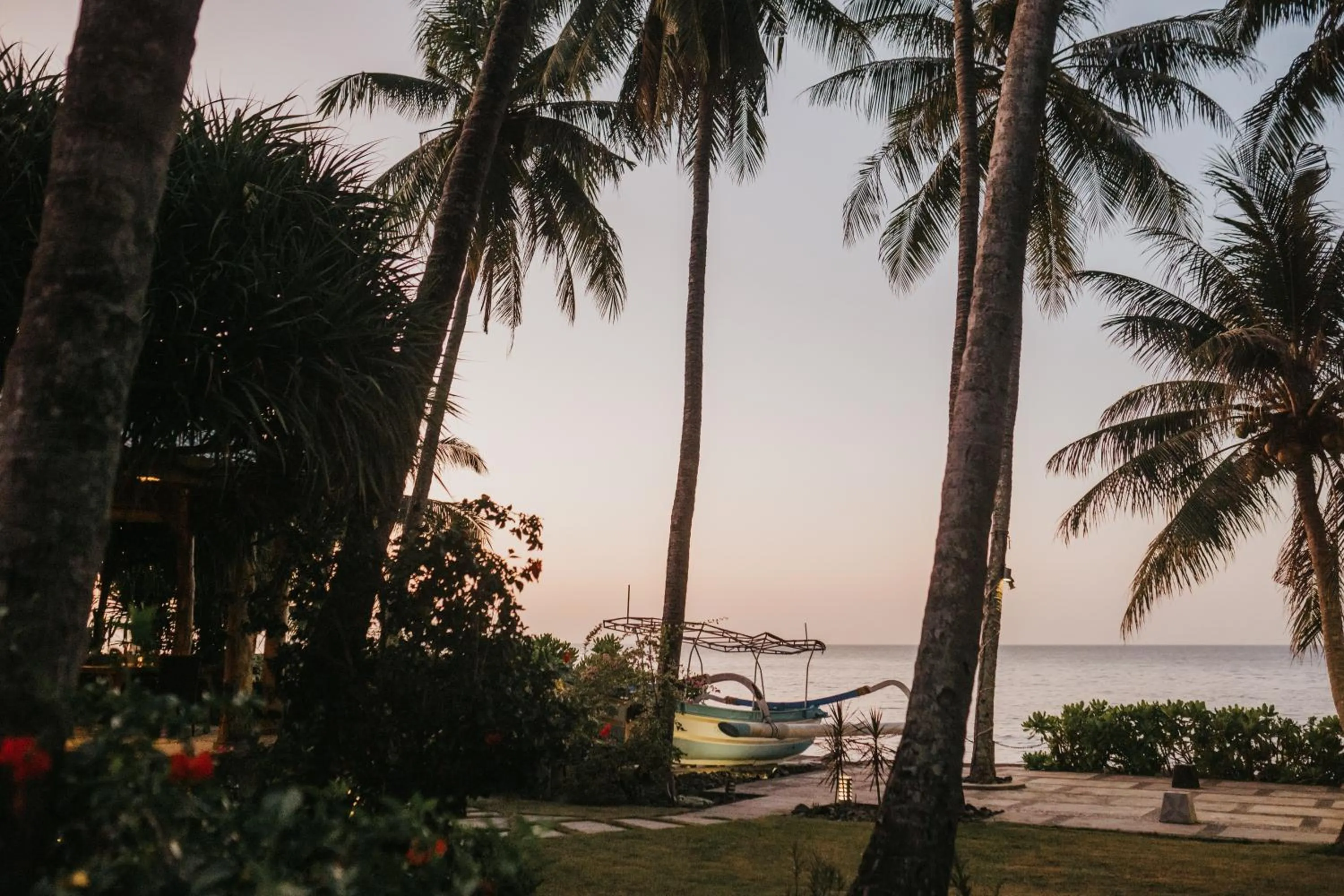 Garden view in ALOKA BAHARI Villas
