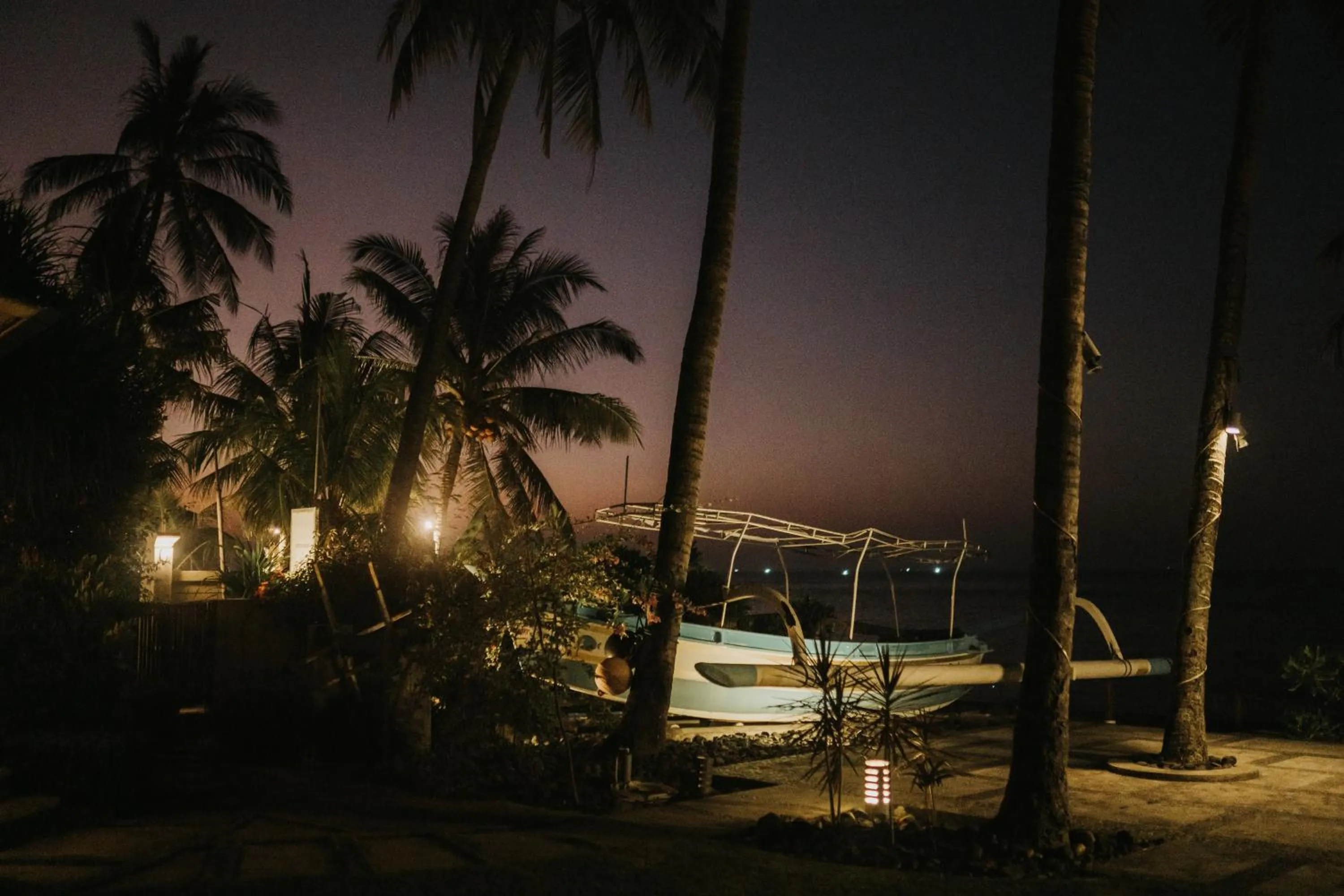 Garden view in ALOKA BAHARI Villas