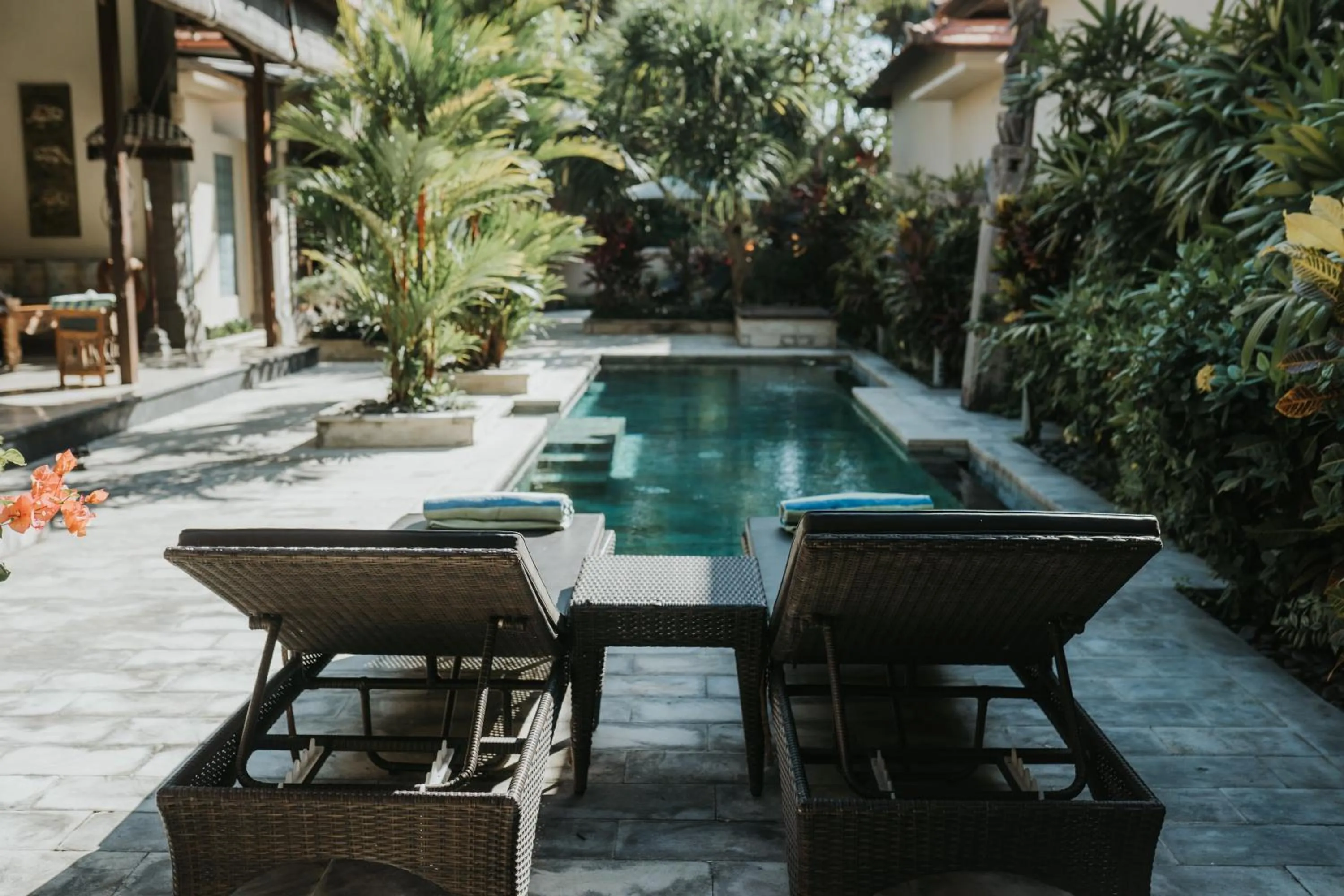 Swimming pool in ALOKA BAHARI Villas
