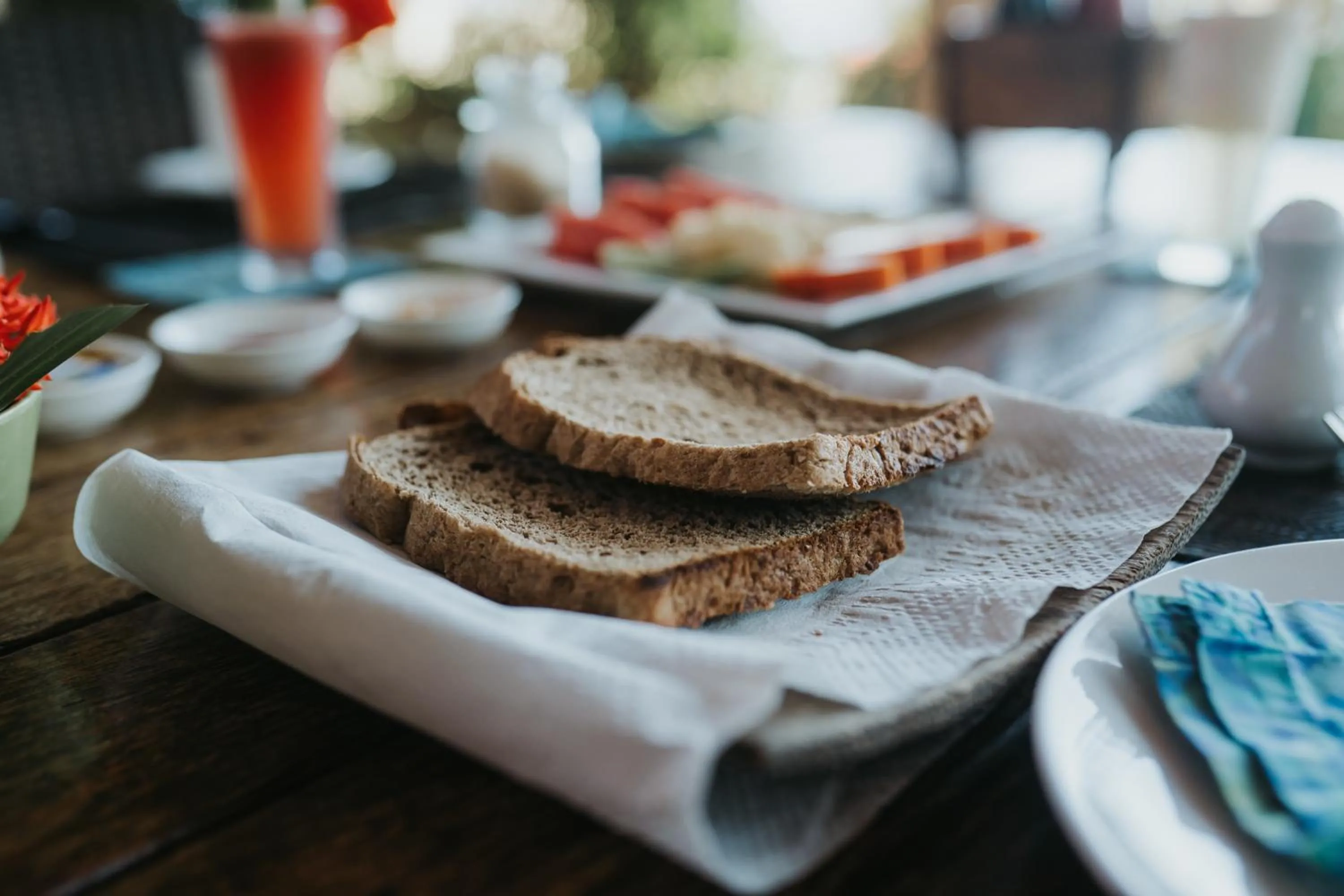 Breakfast in ALOKA BAHARI Villas