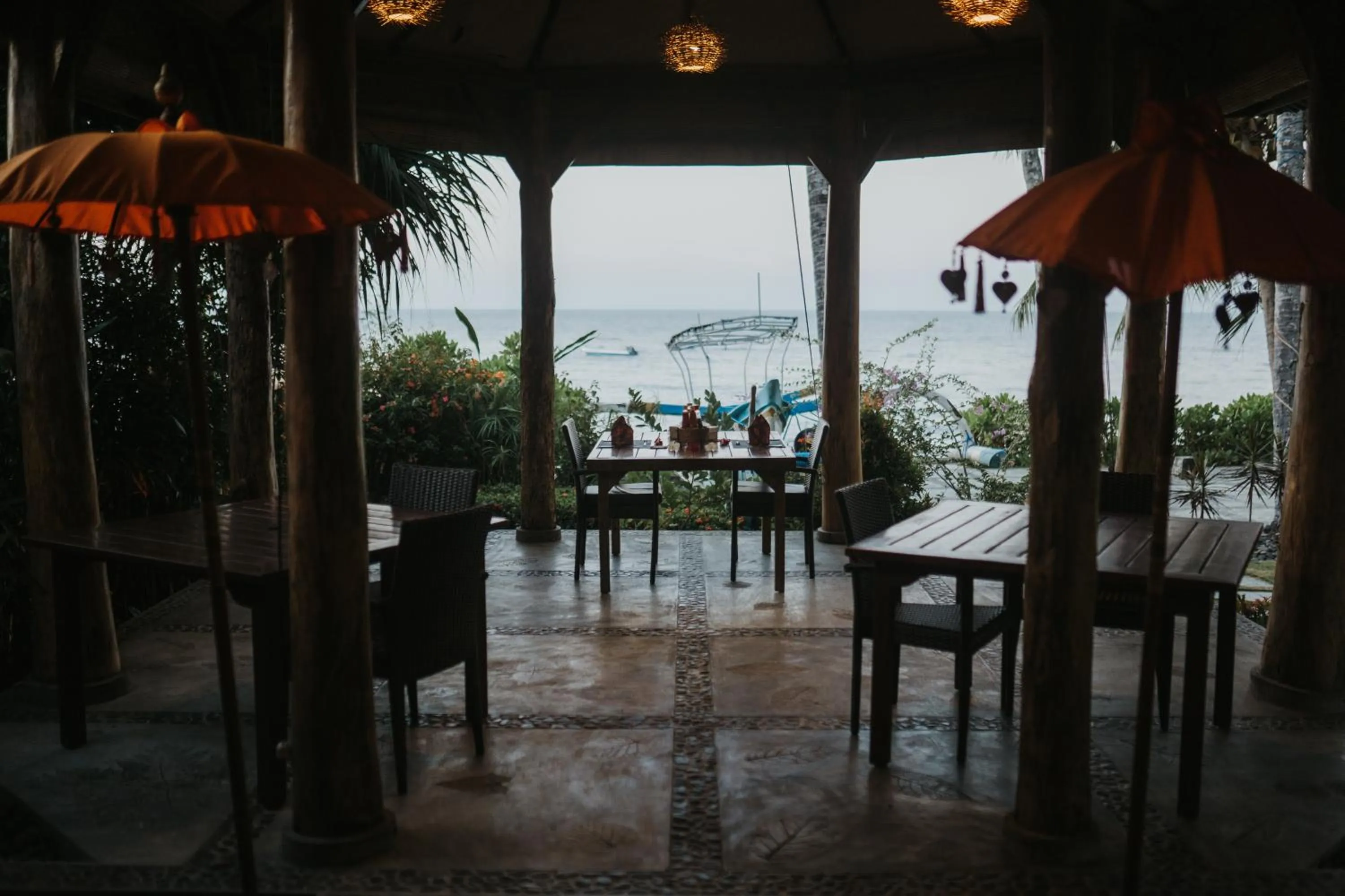 Dining area in ALOKA BAHARI Villas