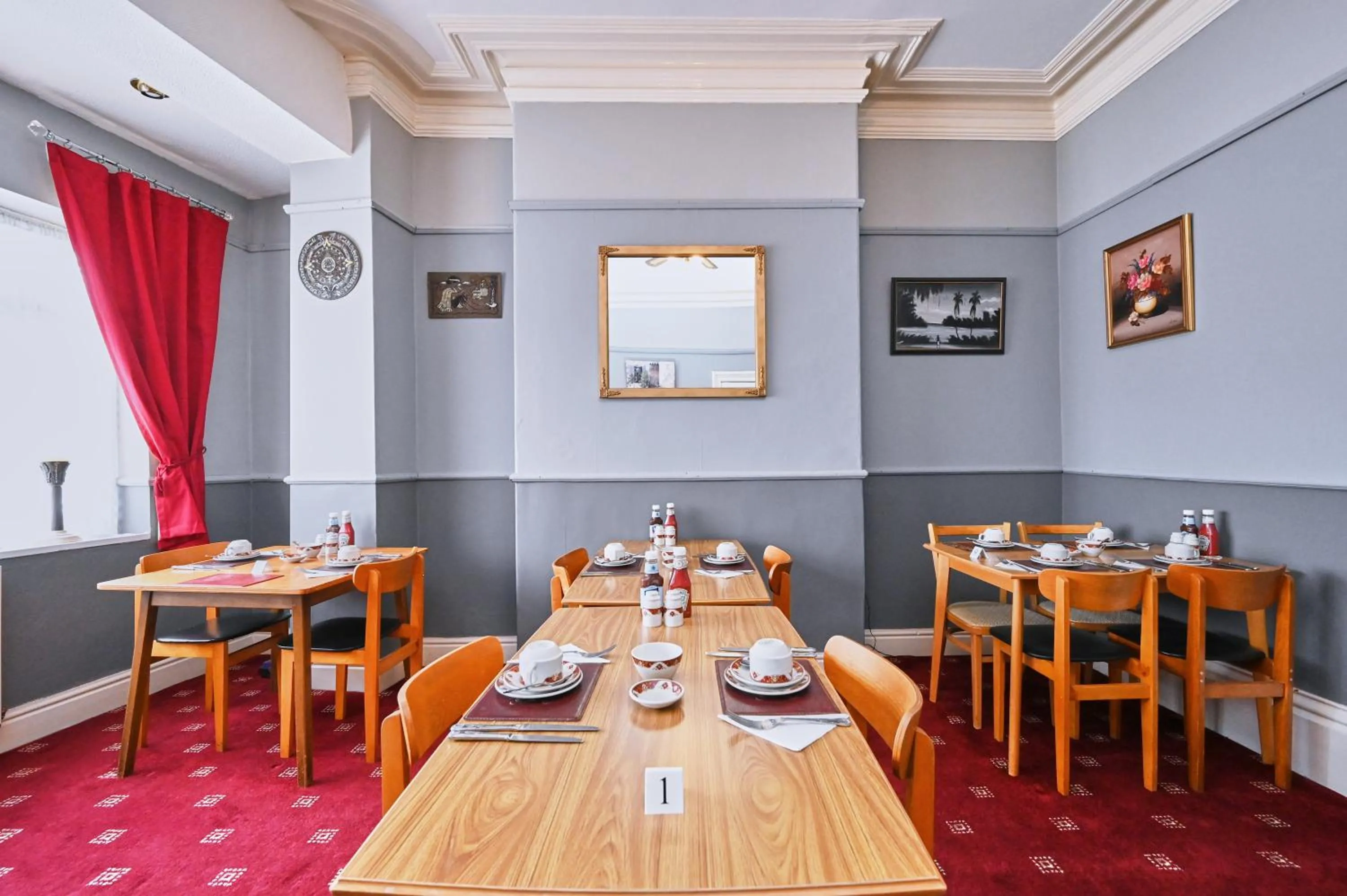 Dining area in The Wilton International