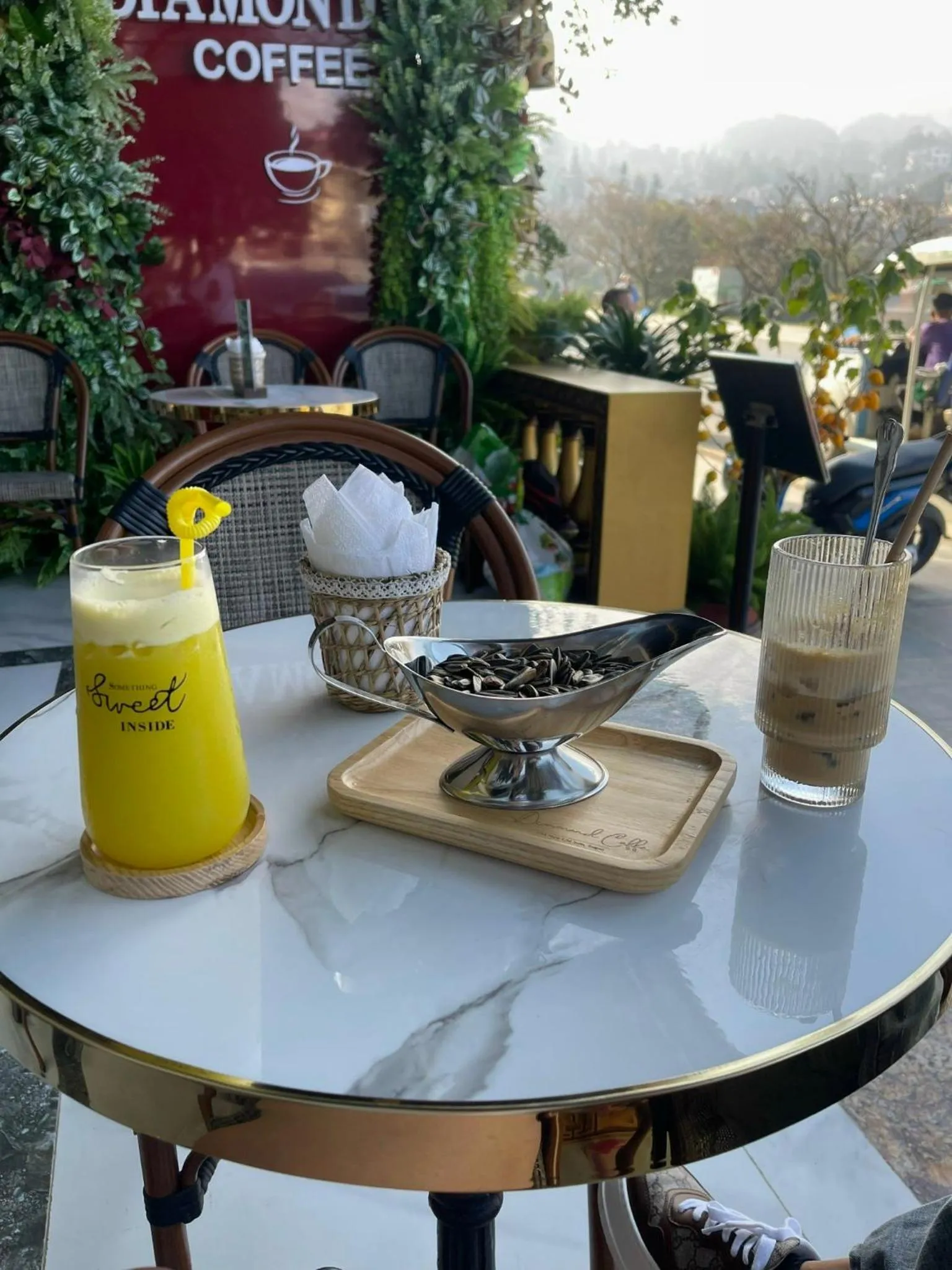 Seating area in Diamond Hotel Sapa