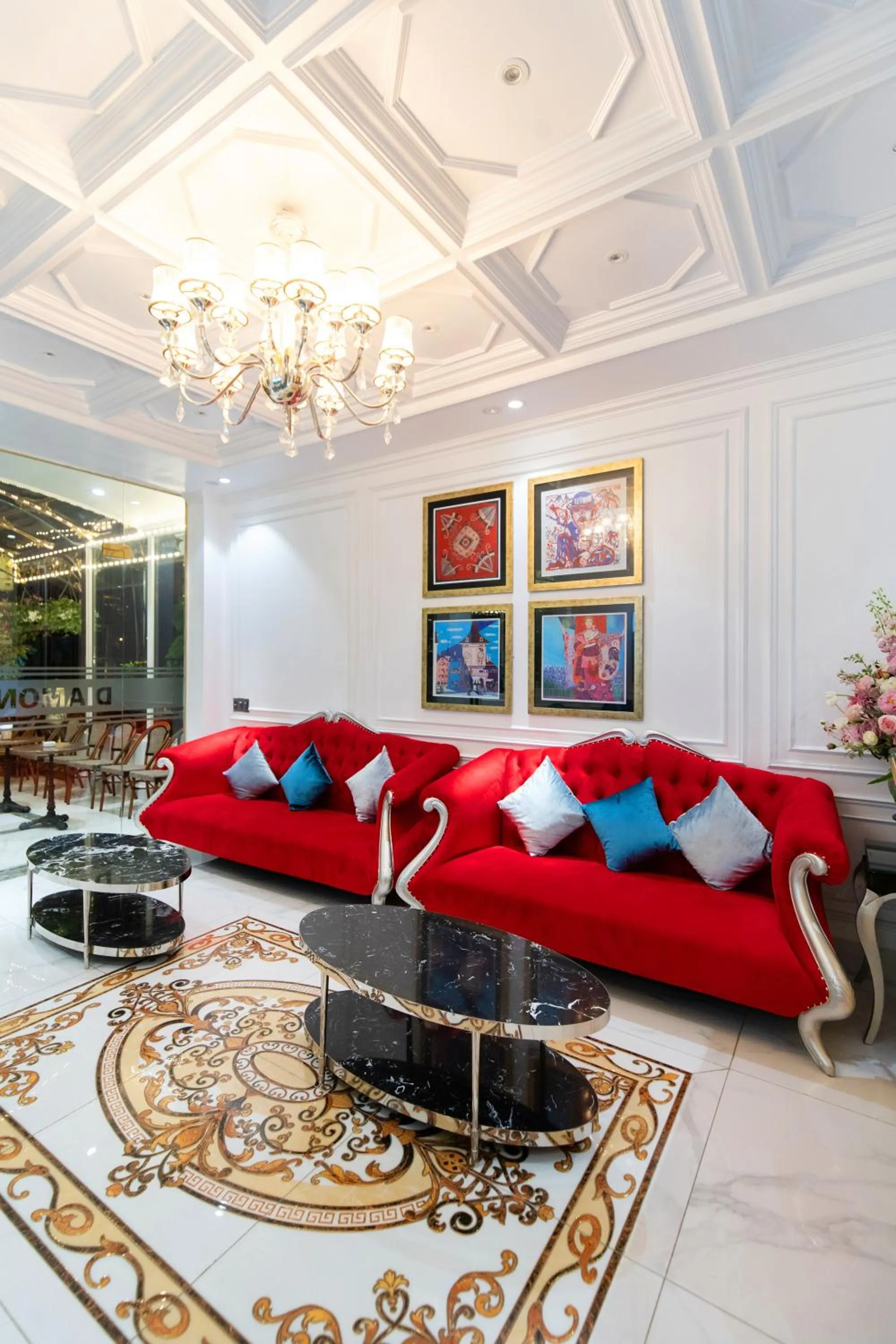 Living room in Diamond Hotel Sapa