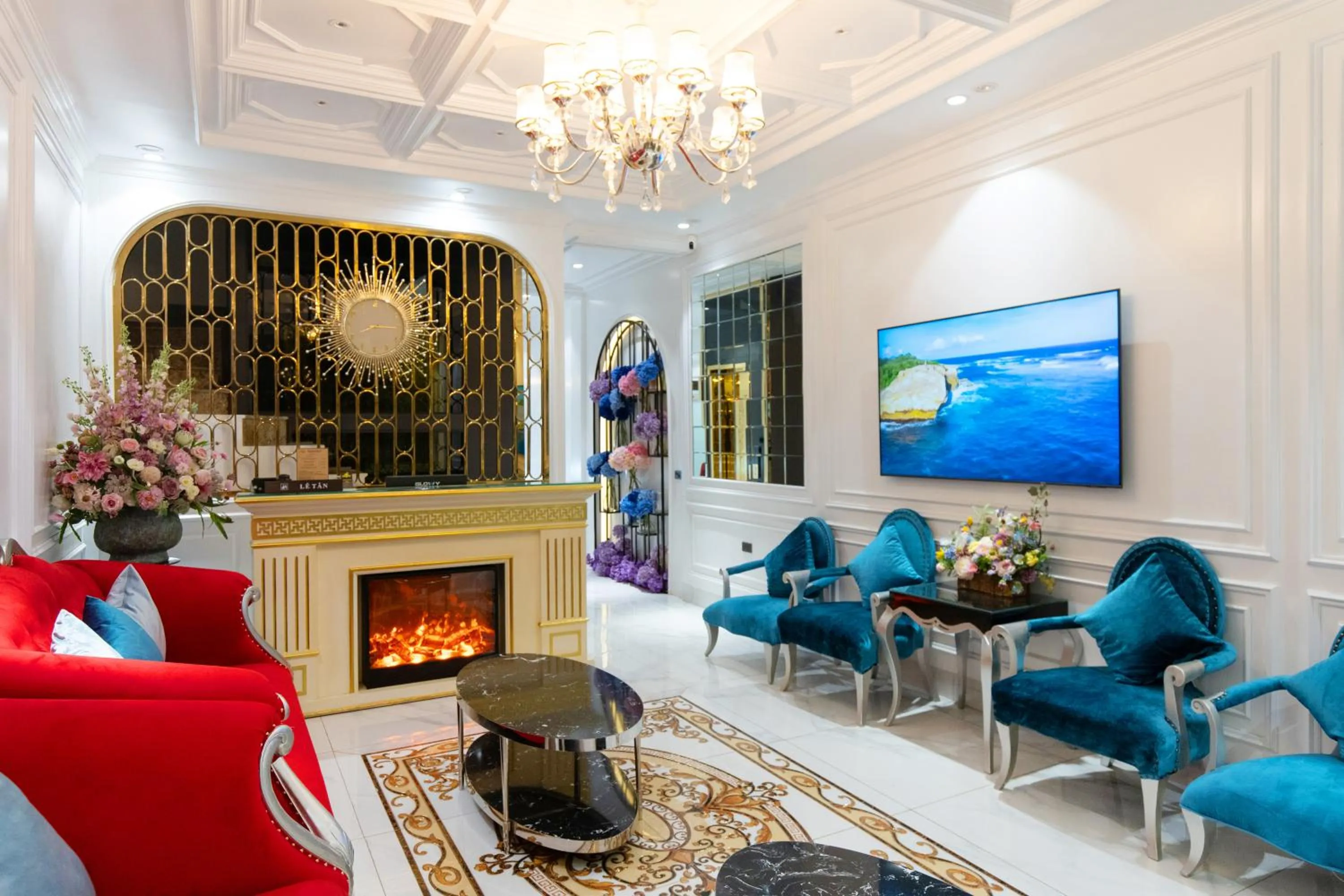 Living room in Diamond Hotel Sapa