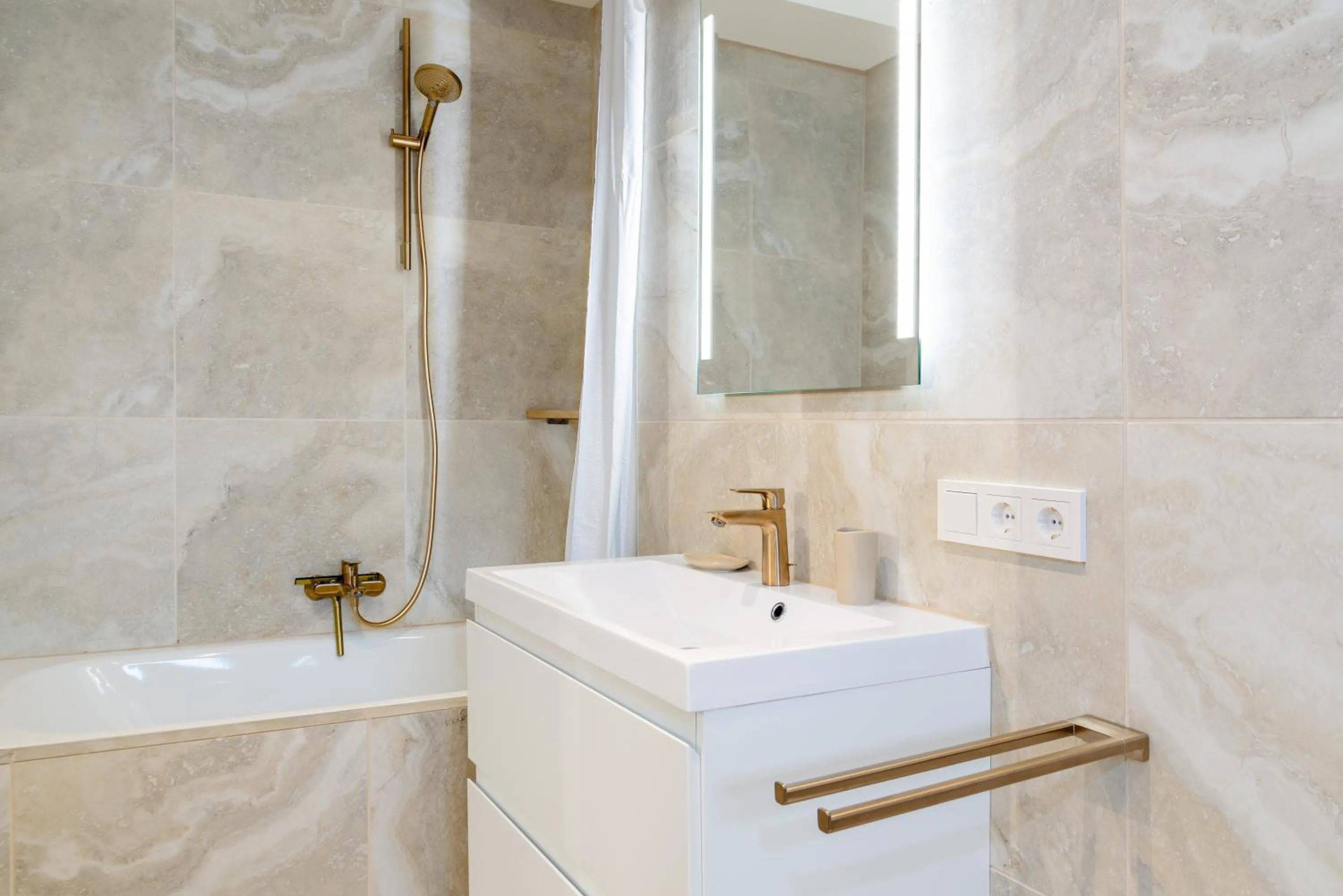 Bathroom in Livingroom Mathildenhöhe