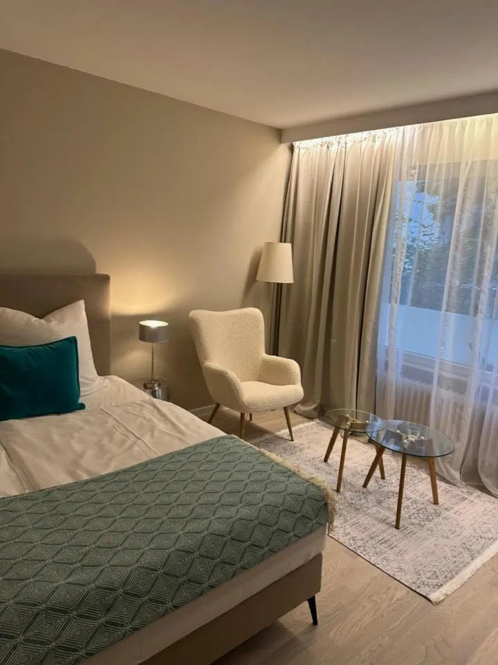 Photo of the whole room, Bed in Livingroom Mathildenhöhe