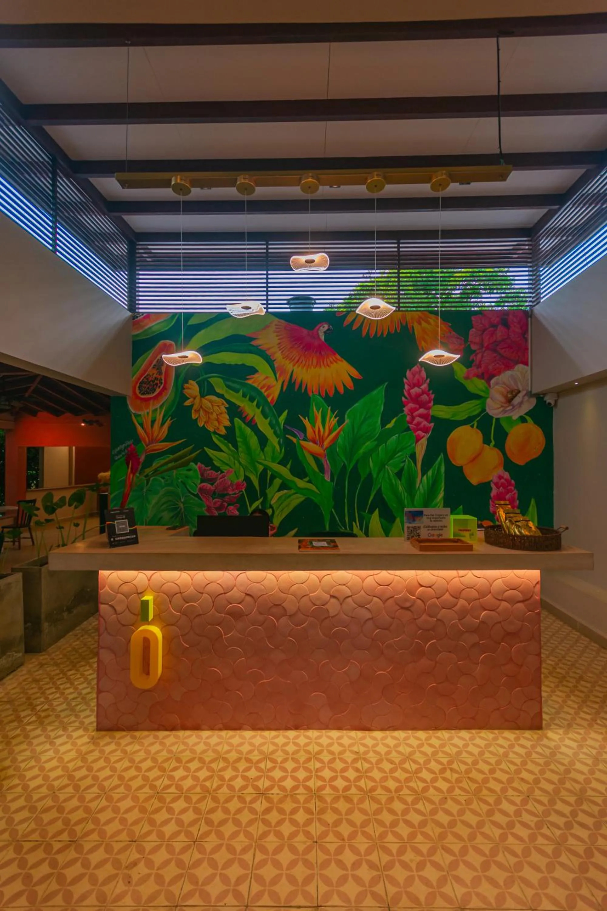 Lobby or reception in Del Trópico Hotel By GyC Hotels