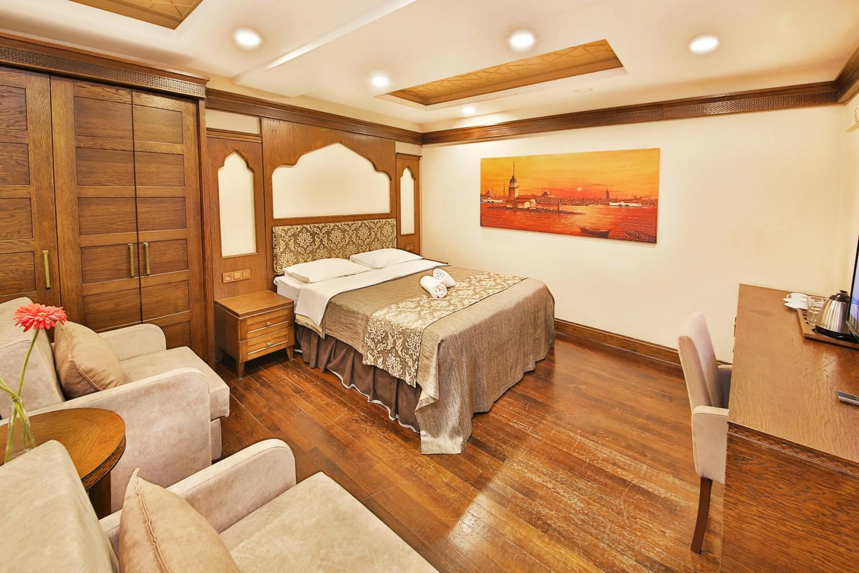 TV and multimedia, Bed in Kumluk Konak Hotel