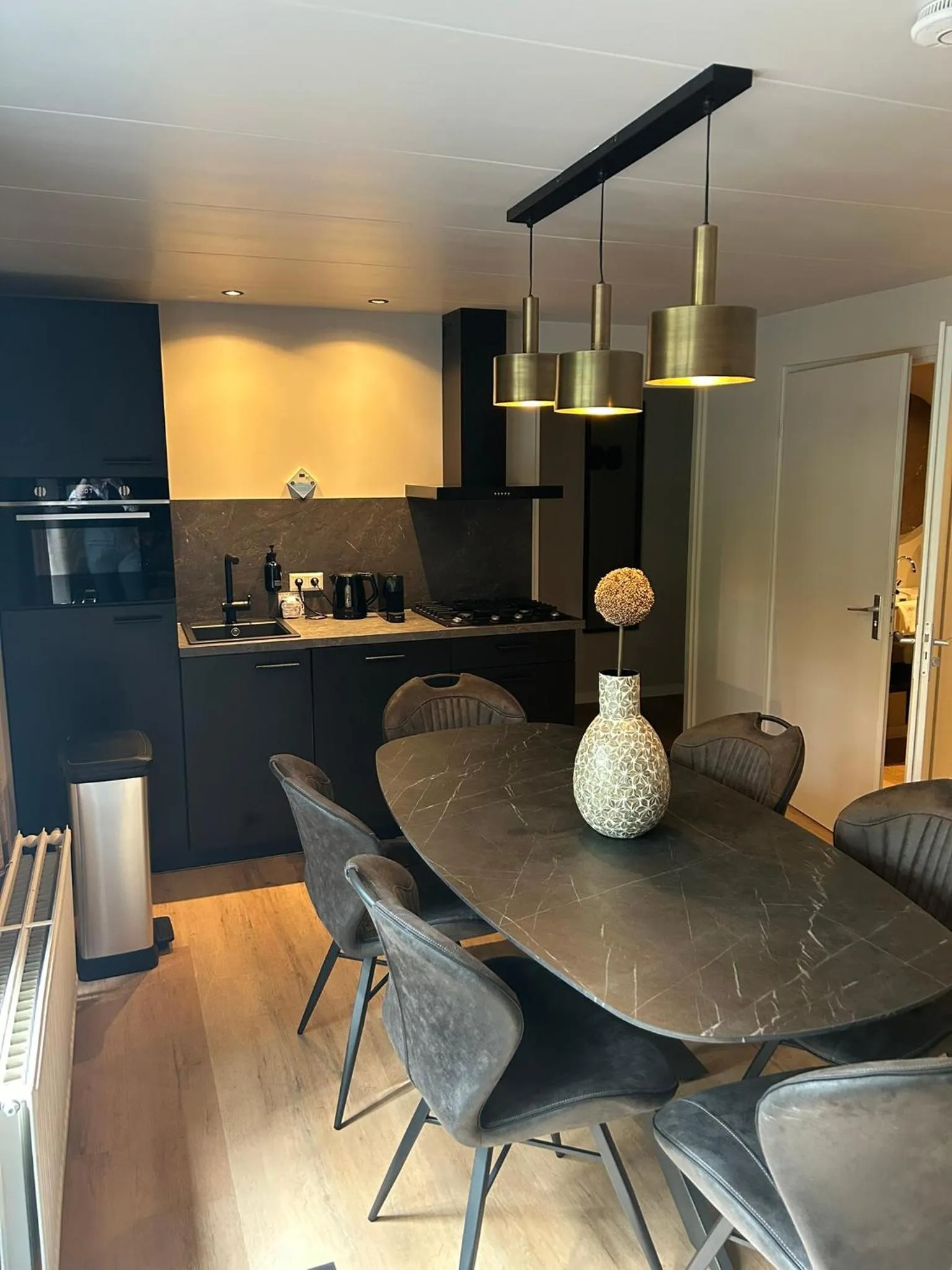 Kitchen or kitchenette in Hotel & Restaurant Wildthout