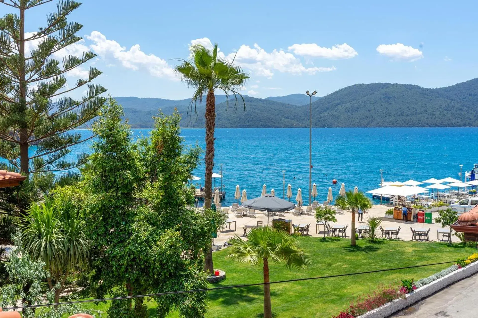 Garden view in İskelem Otel Garden view in İskelem Otel