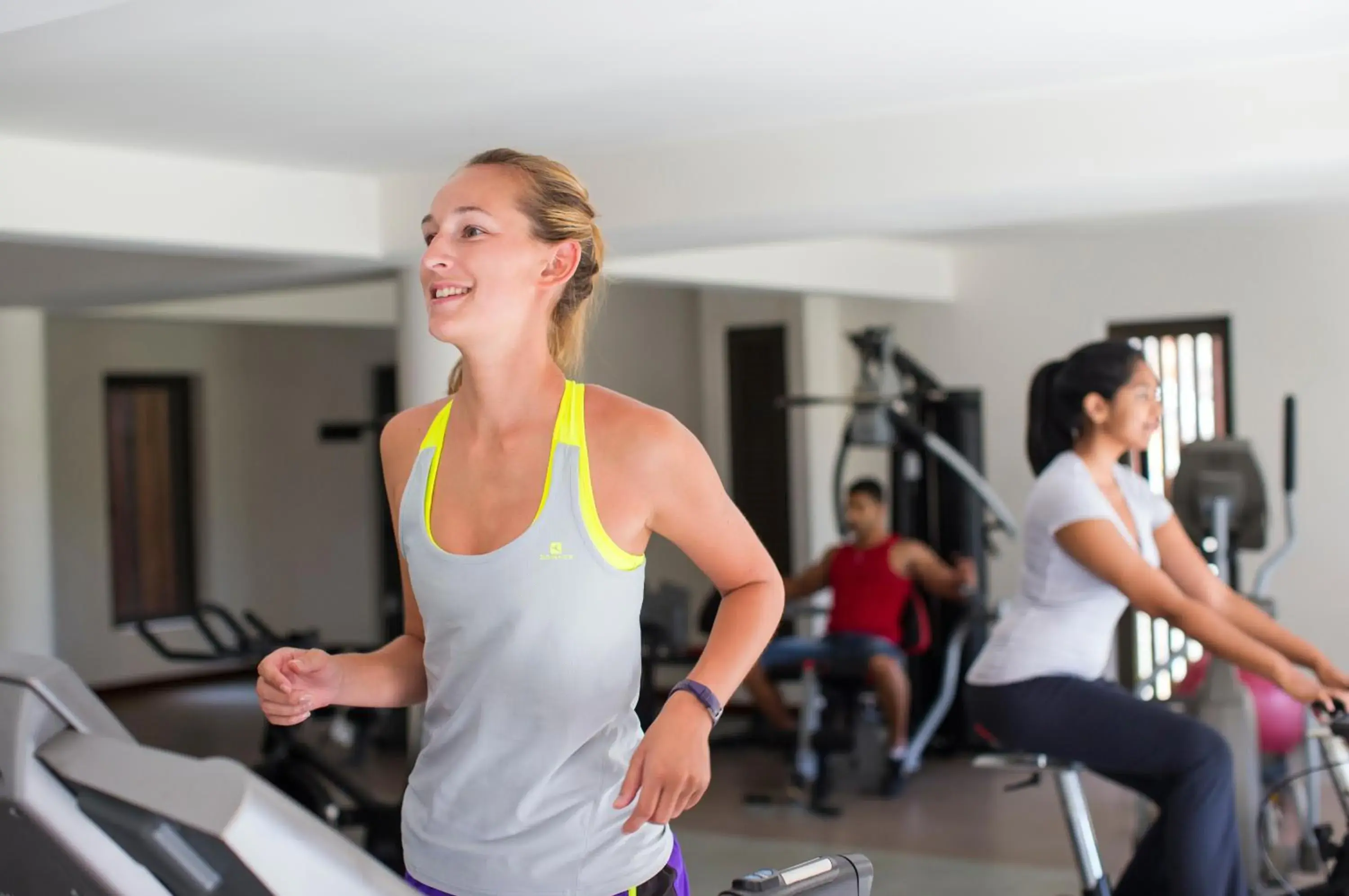 Fitness centre/facilities in Crystals Beach Resort Belle Mare, a member of Radisson Individuals Fitness centre/facilities in Crystals Beach Resort Belle Mare, a member of Radisson Individuals