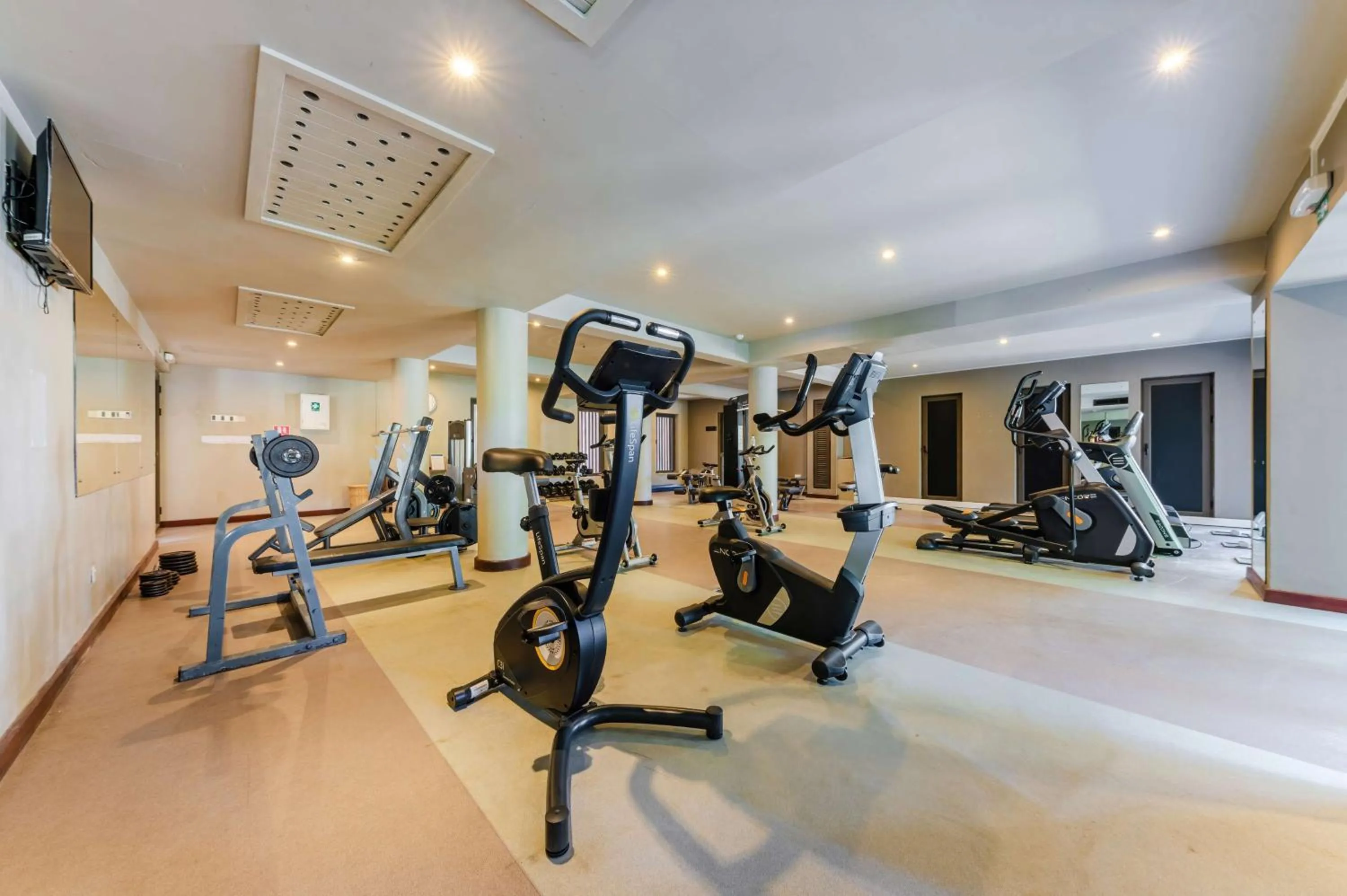 Fitness centre/facilities in Crystals Beach Resort Belle Mare, a member of Radisson Individuals