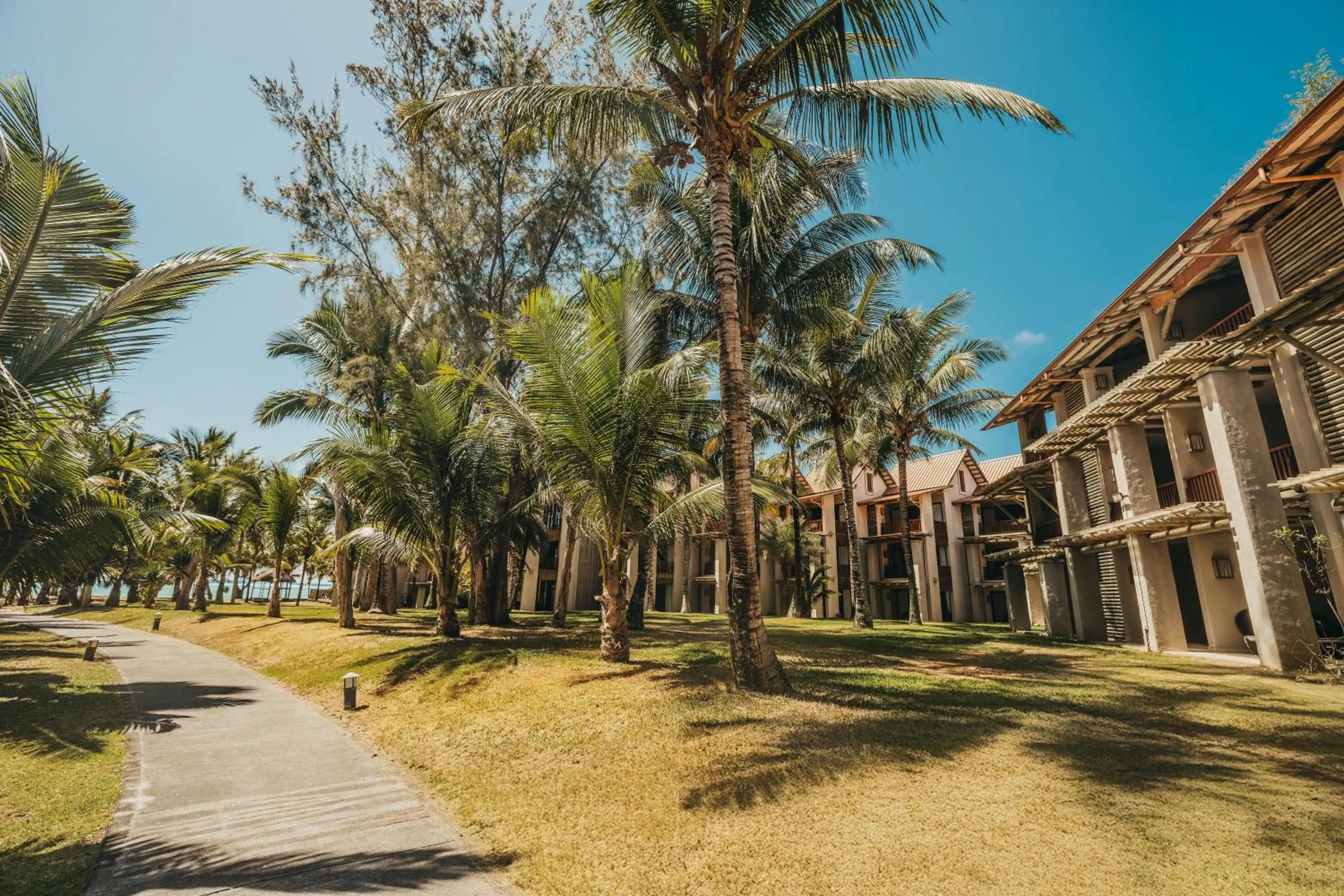 Property building in Crystals Beach Resort Belle Mare, a member of Radisson Individuals