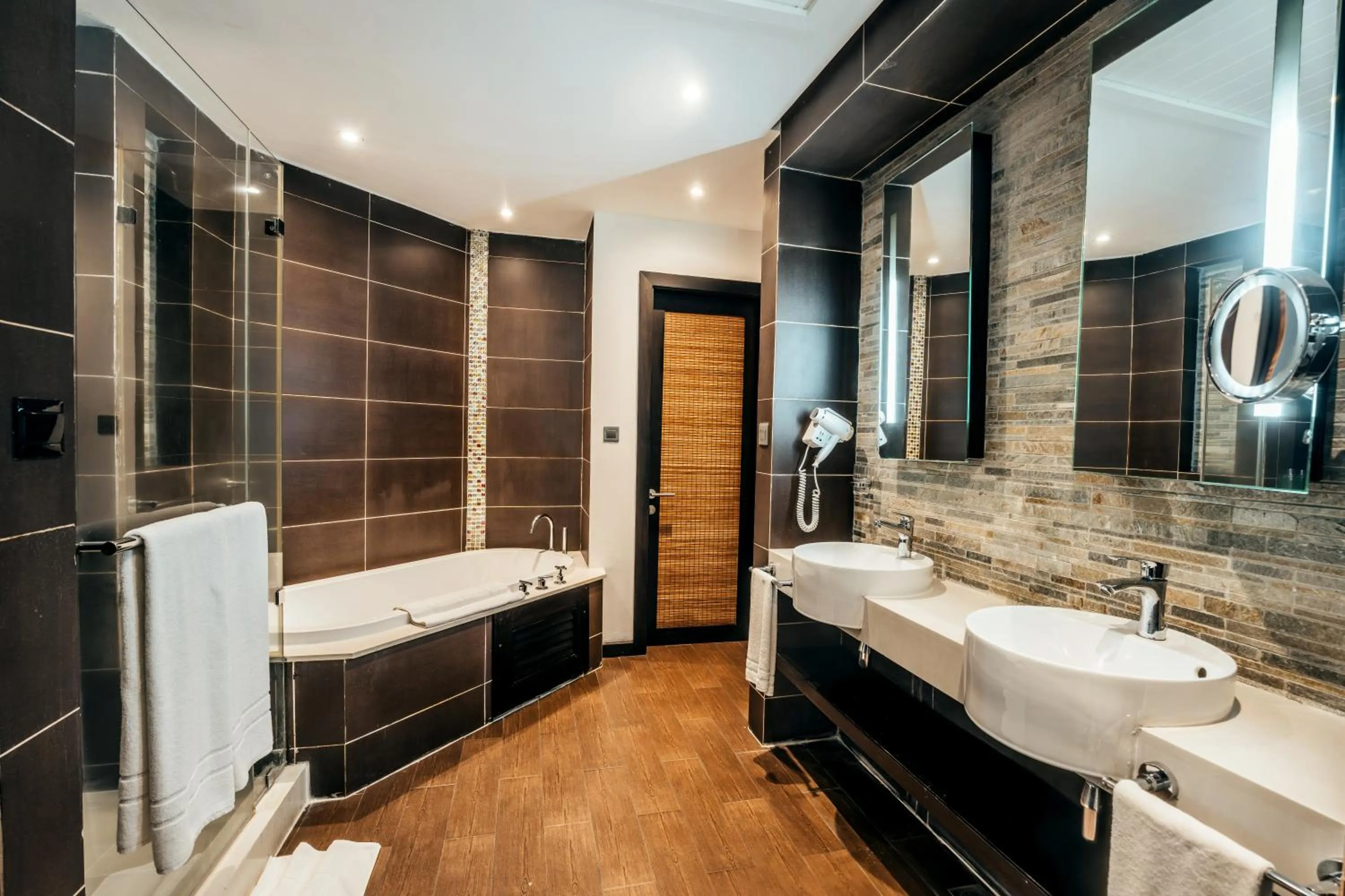 Bathroom in Crystals Beach Resort Belle Mare, a member of Radisson Individuals
