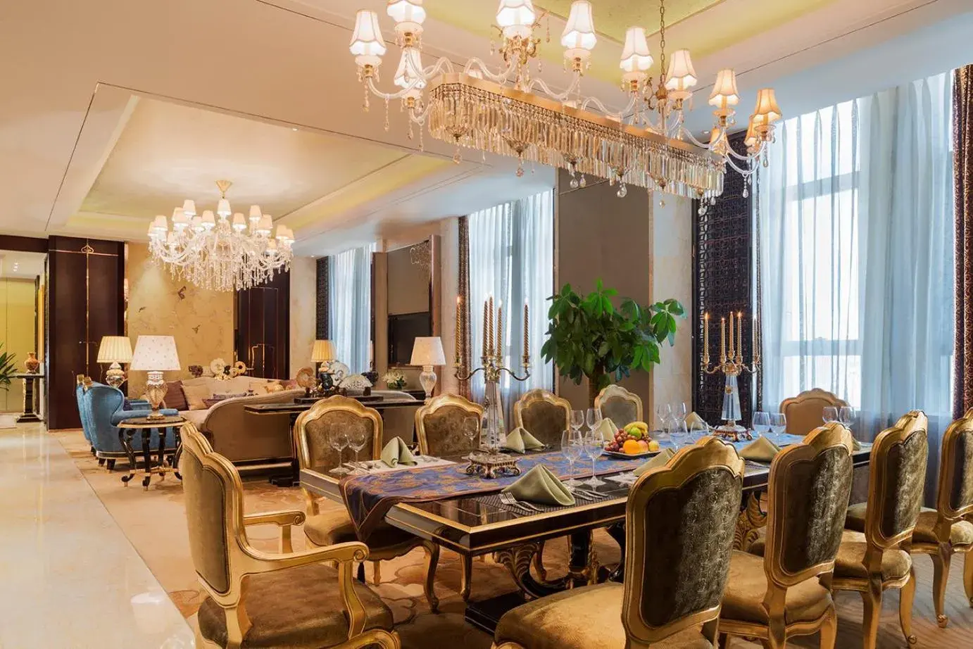 Living room in Wanda Realm Chifeng Hotel Living room in Wanda Realm Chifeng Hotel