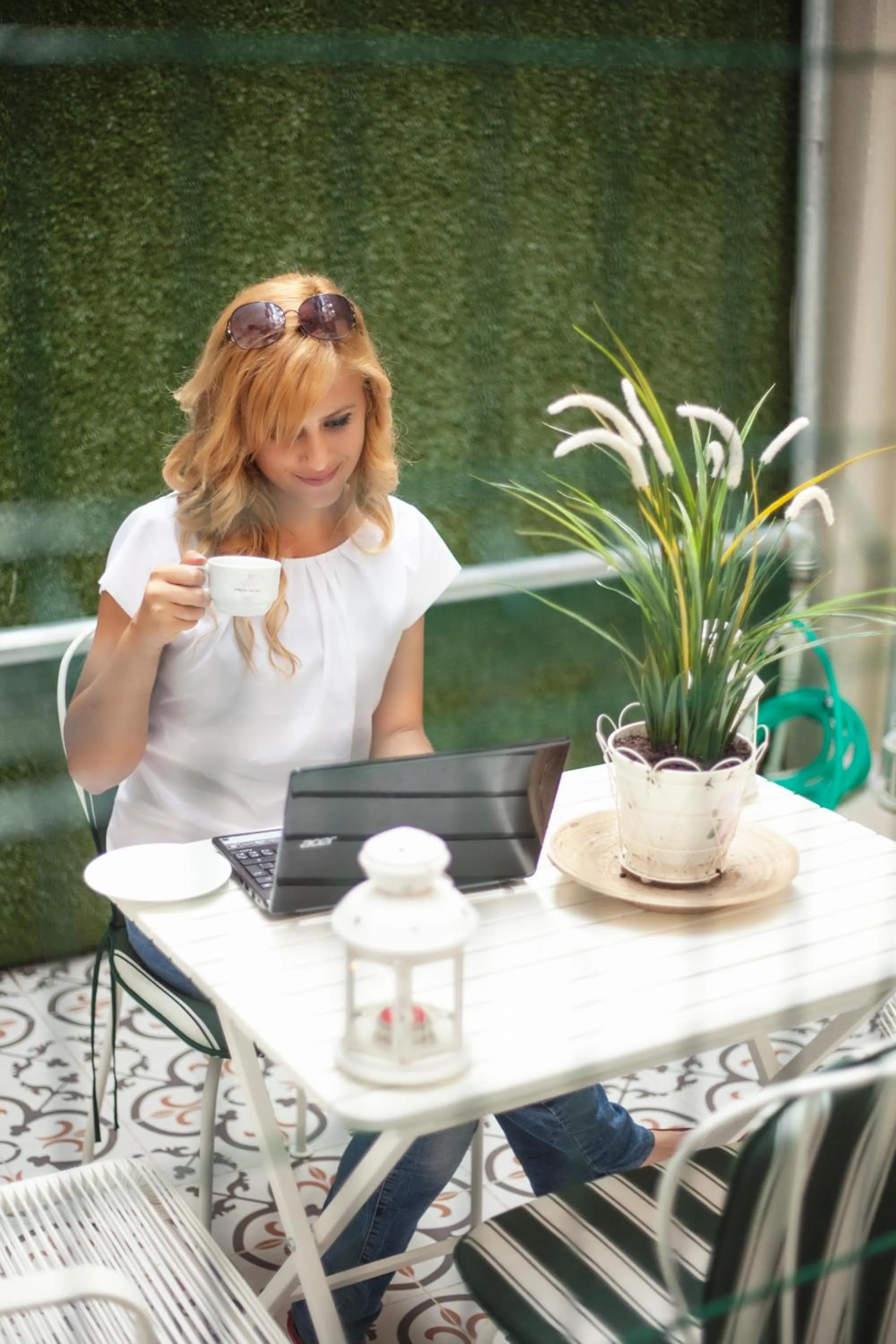 Patio in Miran Hotel