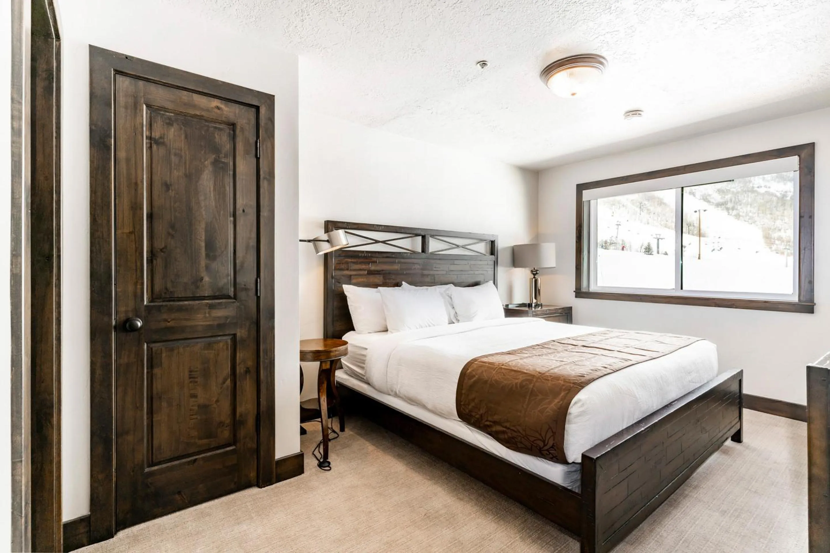 Bed in The Loft at Mountain Village by All Seasons Resort Lodging