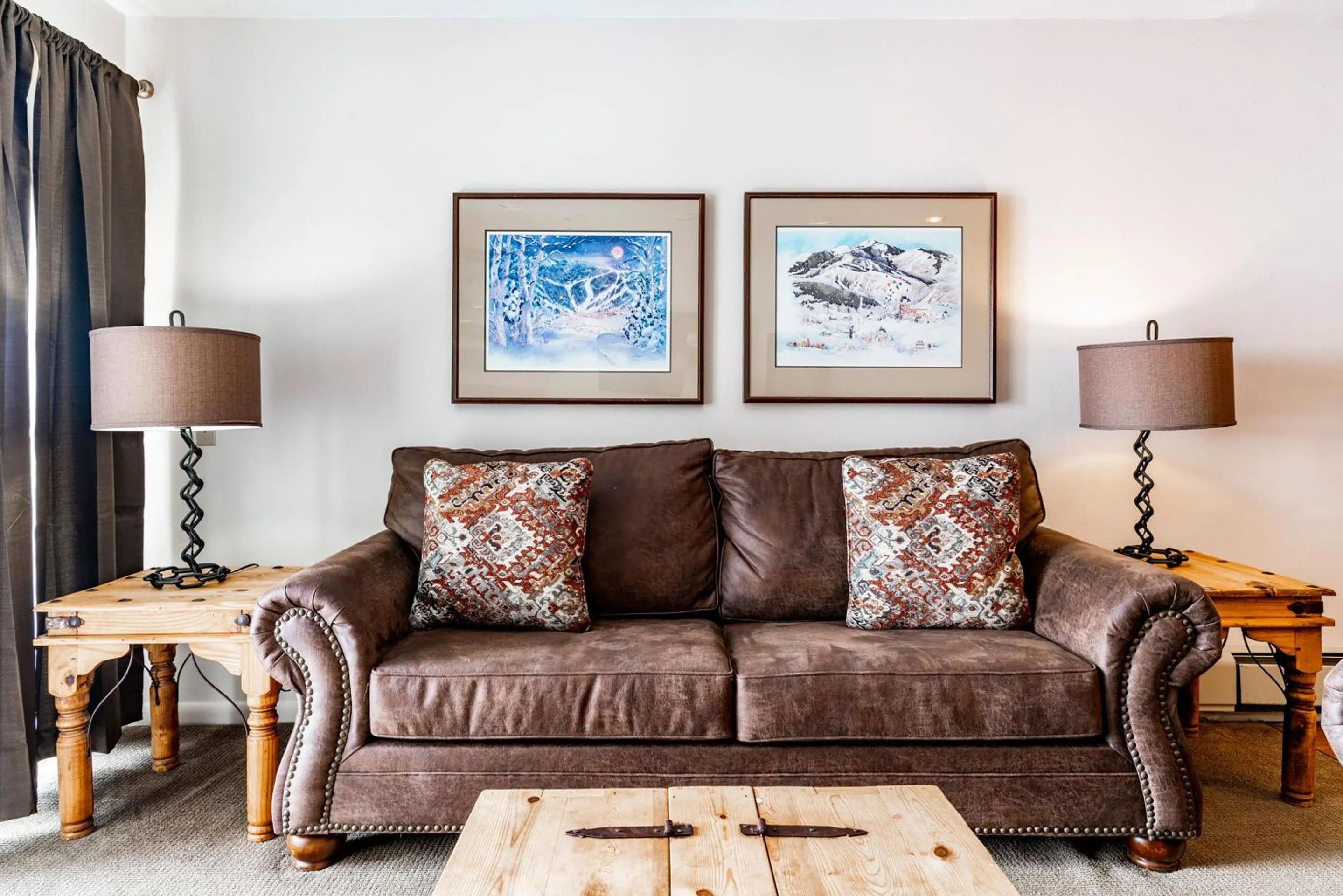 Seating area in The Loft at Mountain Village by All Seasons Resort Lodging