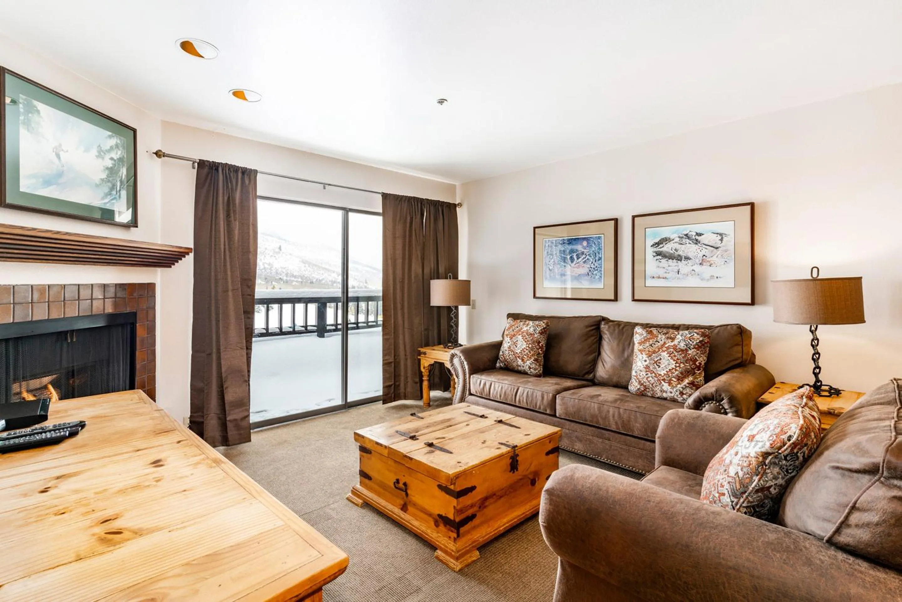 Living room in The Loft at Mountain Village by All Seasons Resort Lodging