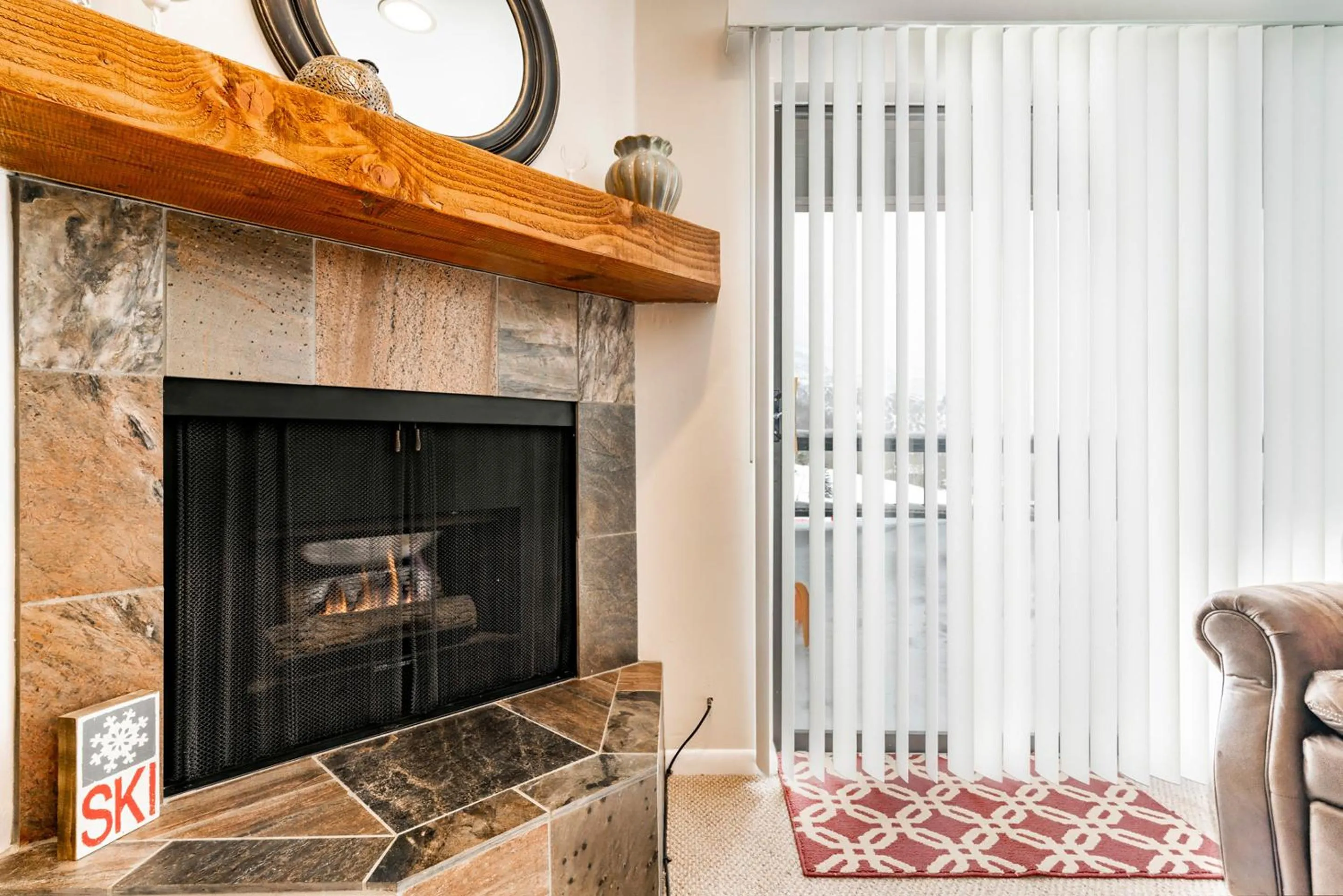 Living room in The Loft at Mountain Village by All Seasons Resort Lodging