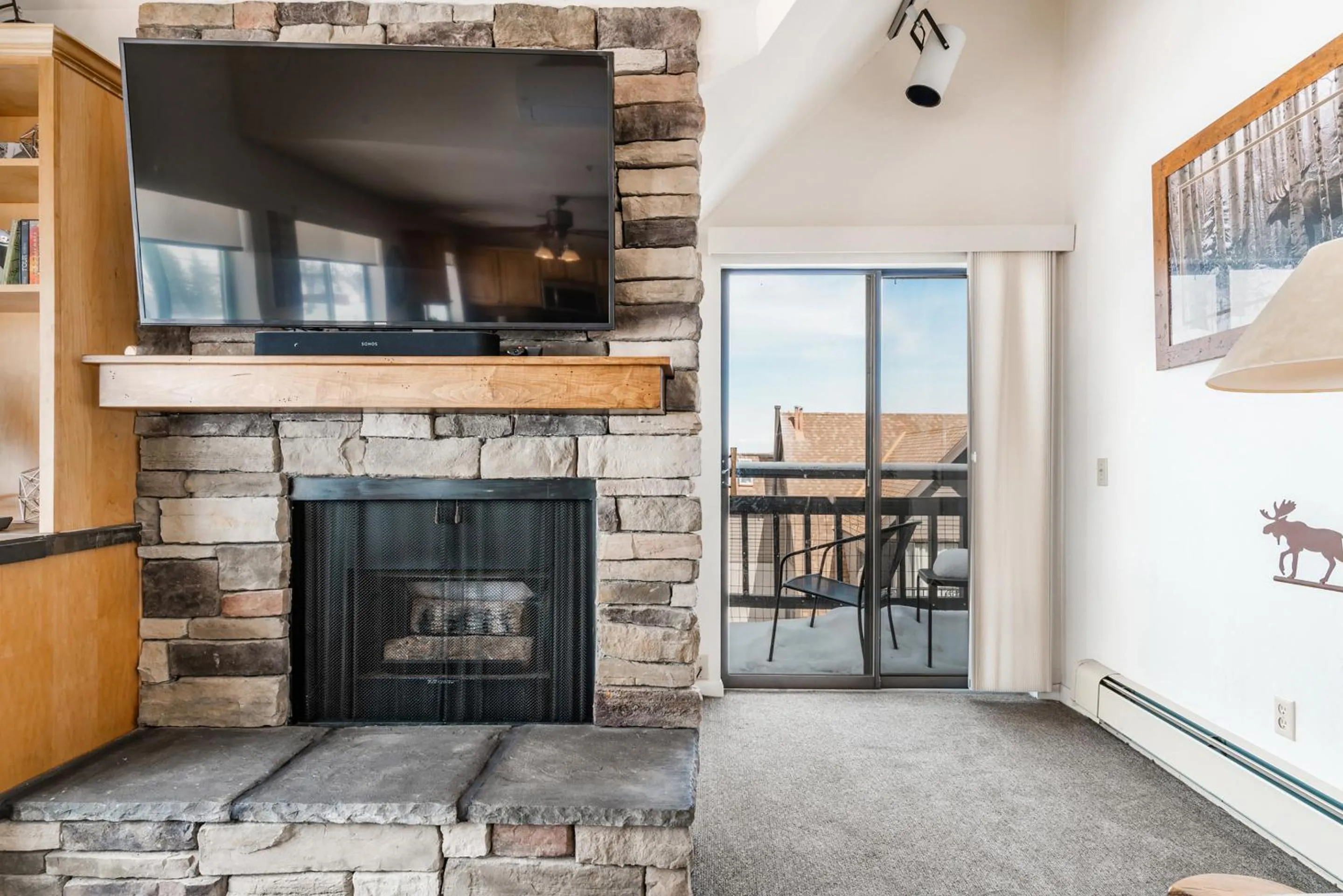 Living room in The Loft at Mountain Village by All Seasons Resort Lodging